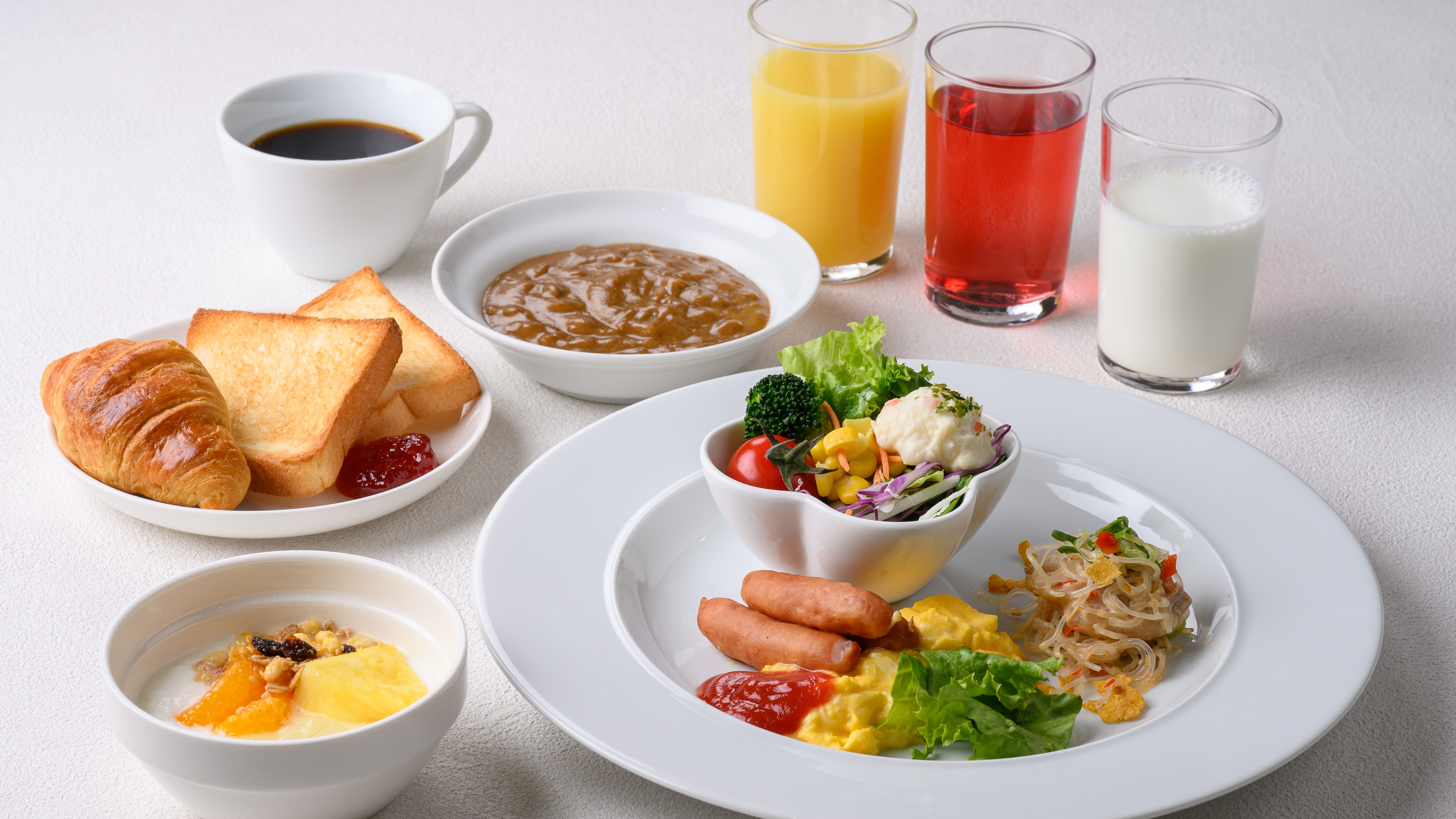 【朝食】