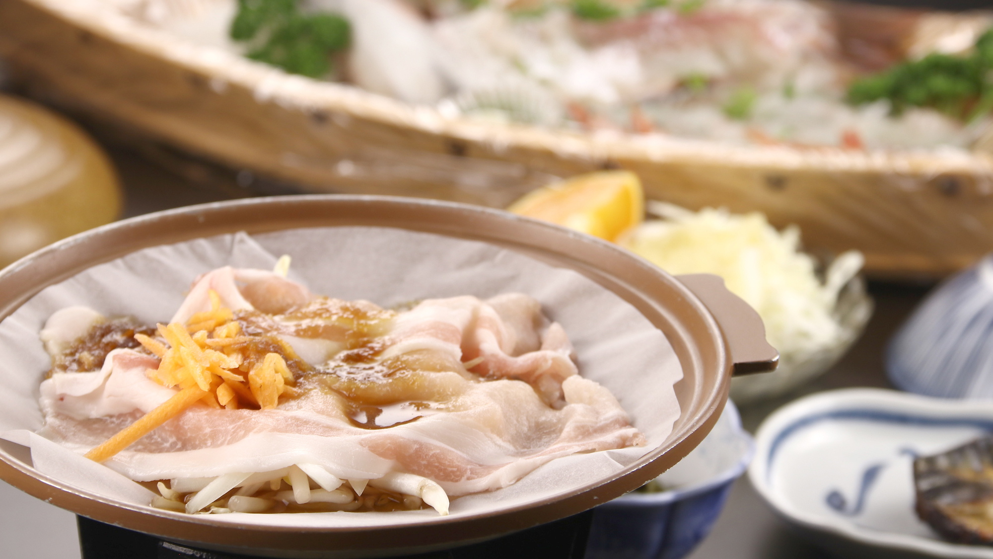 夏料理舟盛り付きコース 