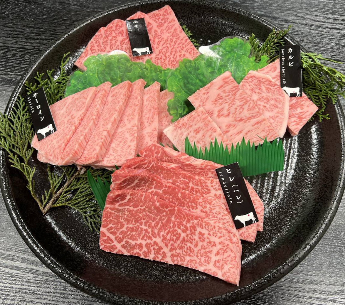 【平日限定】但馬牛４種食べ比べ＆浜坂海鮮ご当地グルメ堪能プラン　≪現金特価≫