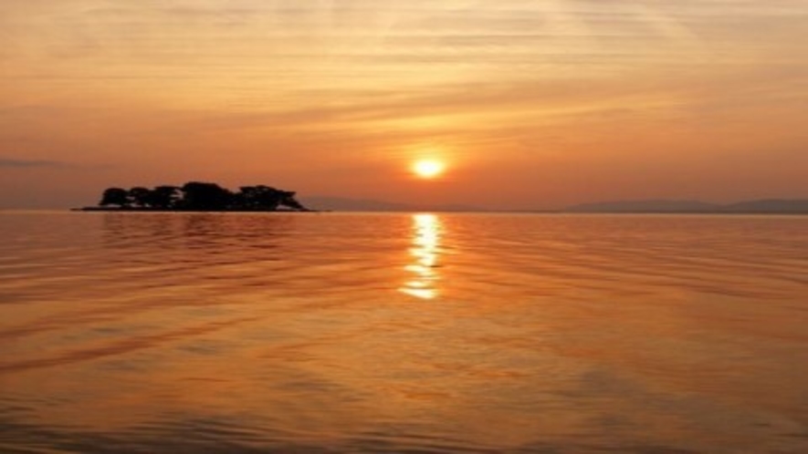 ■宍道湖　夕日が綺麗です♪
