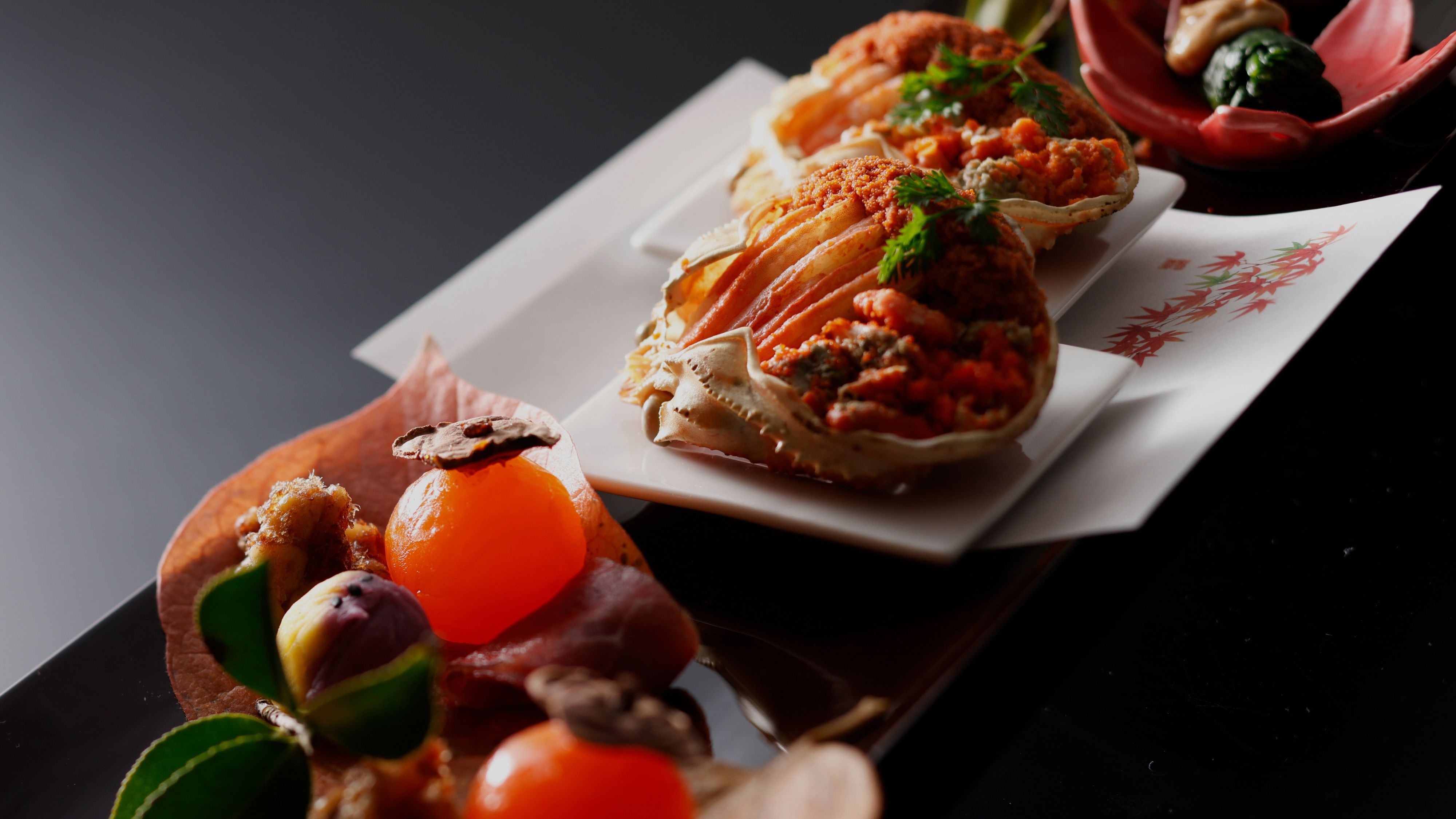 【冬の至福｜美味少量スマート会席】タグ付き山陰松葉蟹×蟹会席。程よい量で蟹を堪能【5E9n-s】