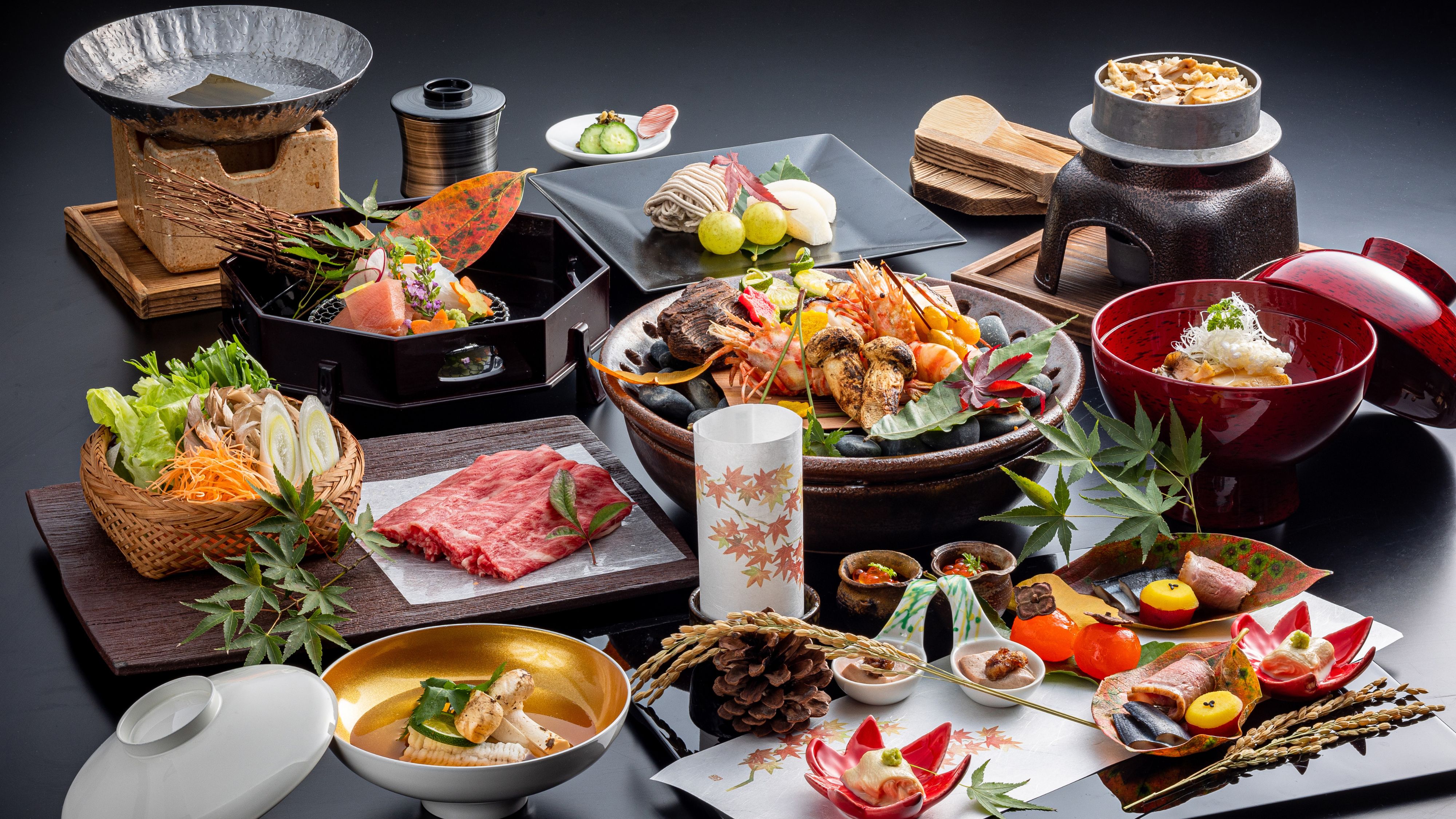 【夕食・秋】旬が彩る秋料理　月会席［一例］