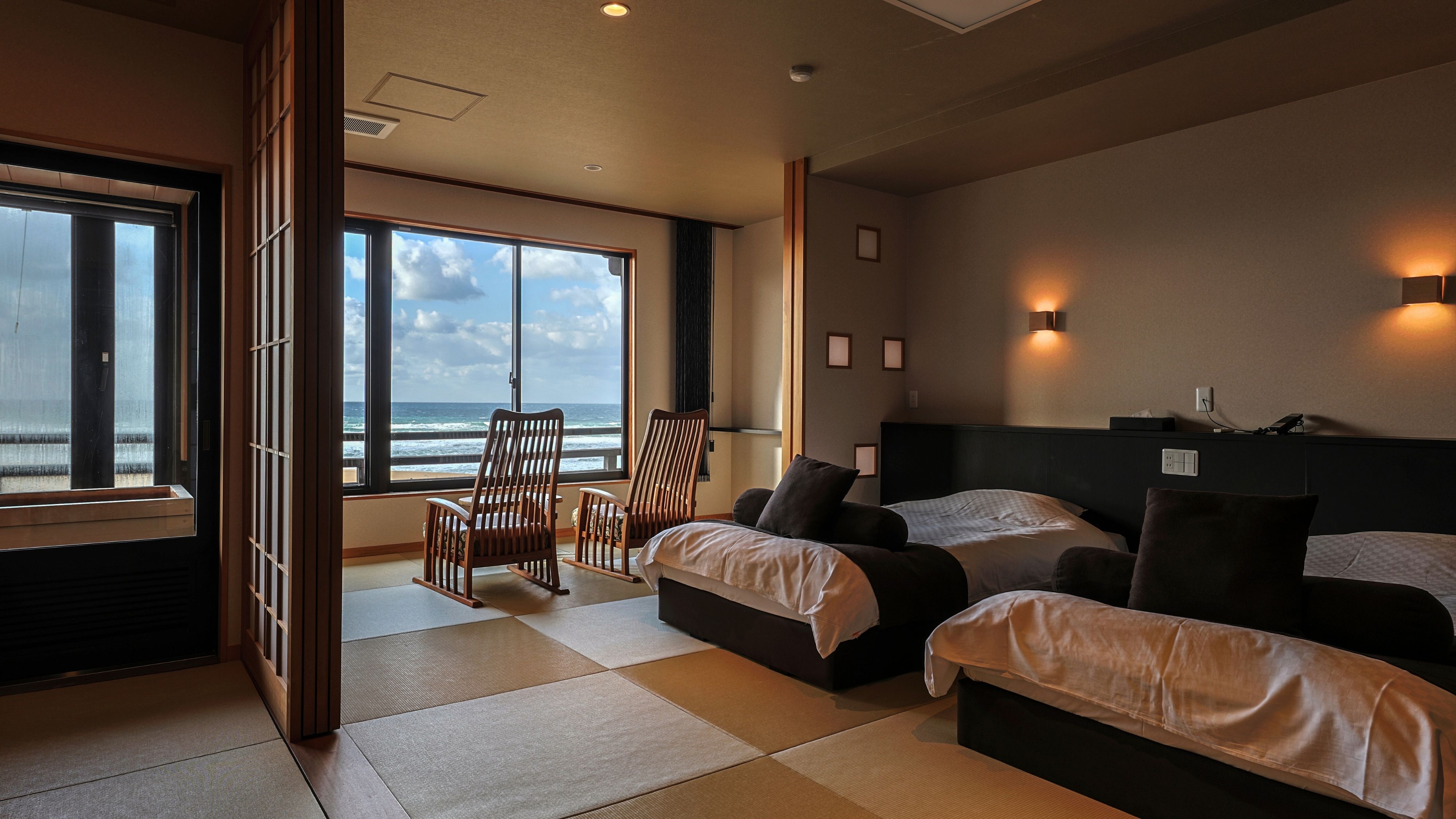 【海景・展望】温泉展望檜風呂付 和室（2階）