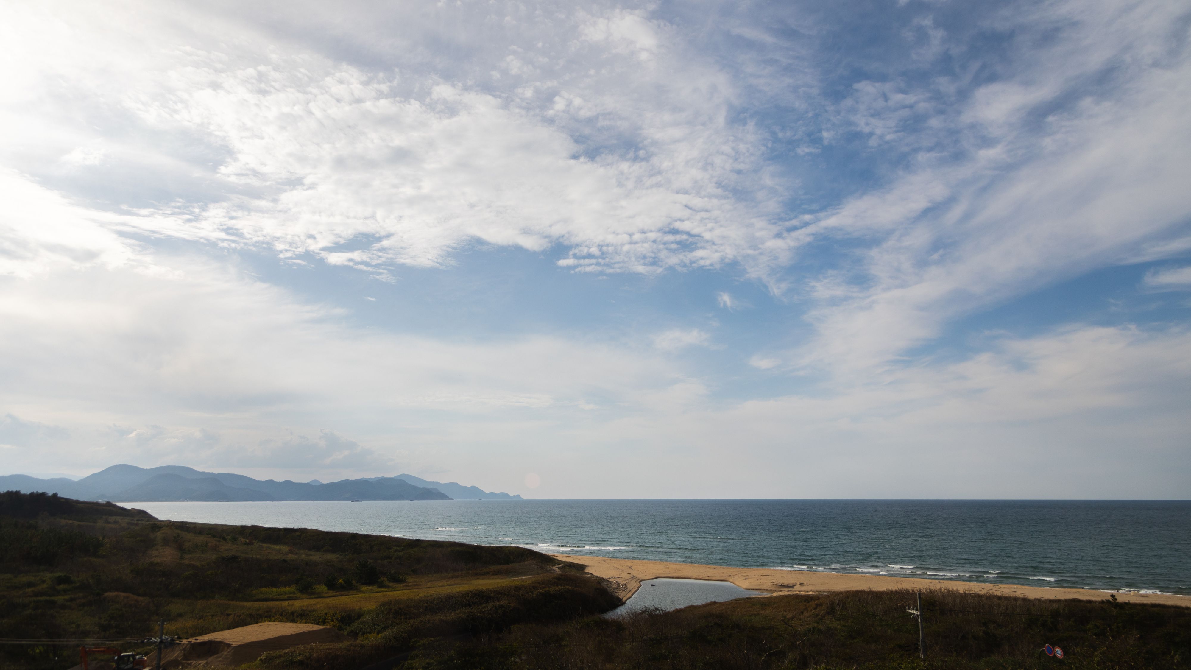 客室から眺める景色
