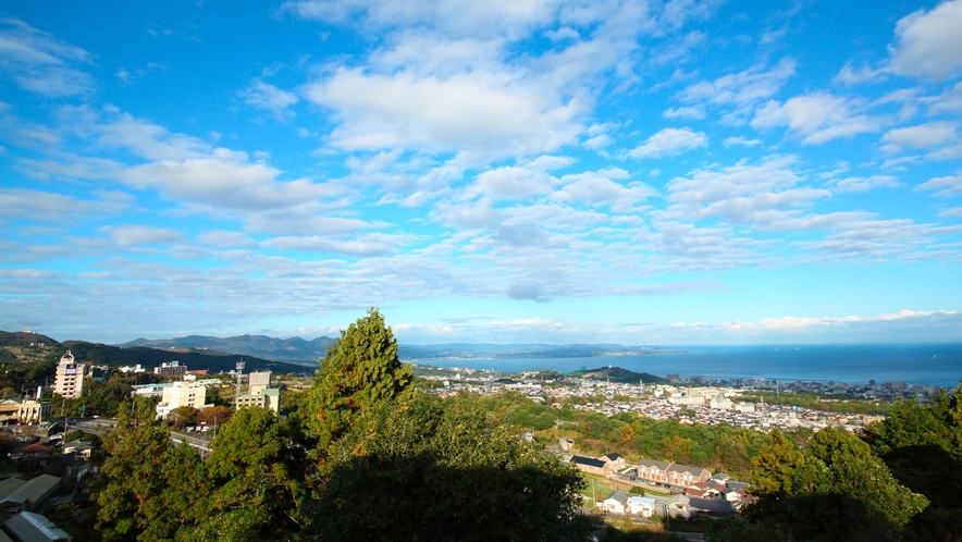 【半露天風呂付客室】2階からの眺望