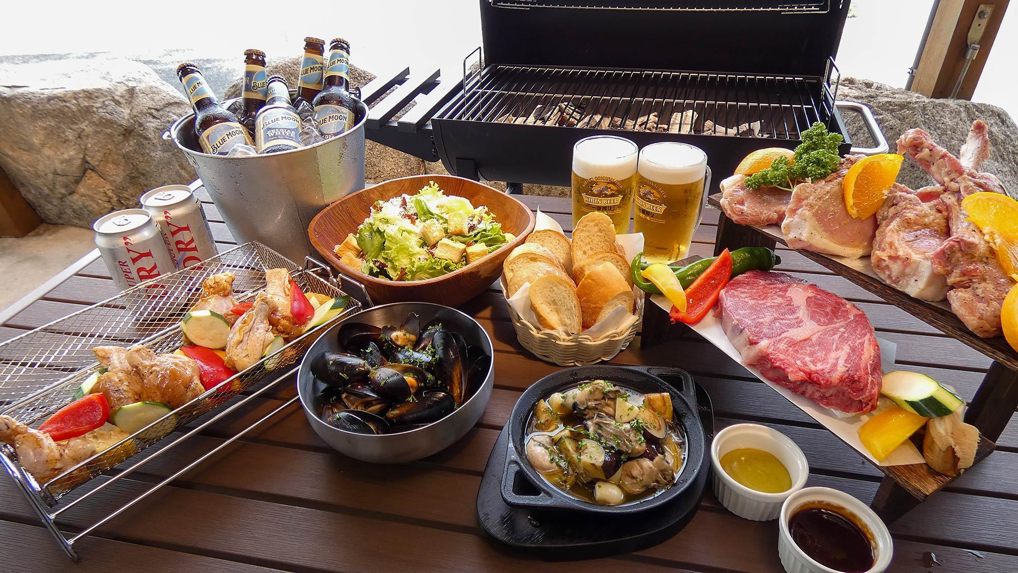 夏限定!!【2食付／Special BBQ】シェフ特製BBQプラン朝食無料サービス♪
