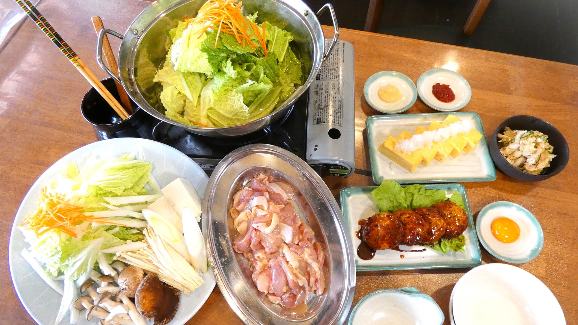 ご当地グルメ！冬季限定【2食付／とりやさい鍋】夜はお鍋♪朝は琵琶湖を眺めながら絶品サンドイッチ