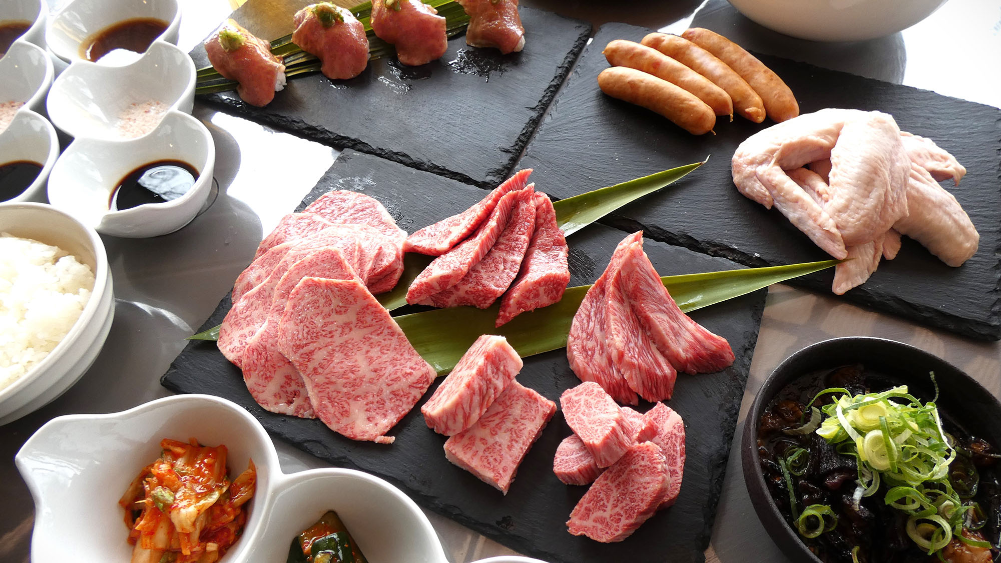 ・【近江牛プラン】BBQまたは富士山溶岩プレート焼きより、グループ様ごとにお選びください