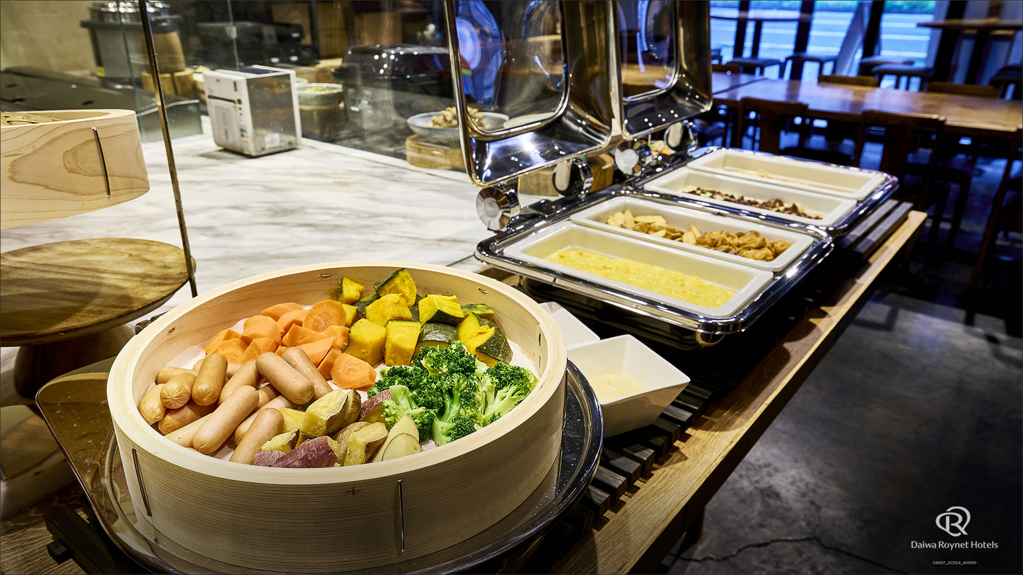 朝食バイキング一例