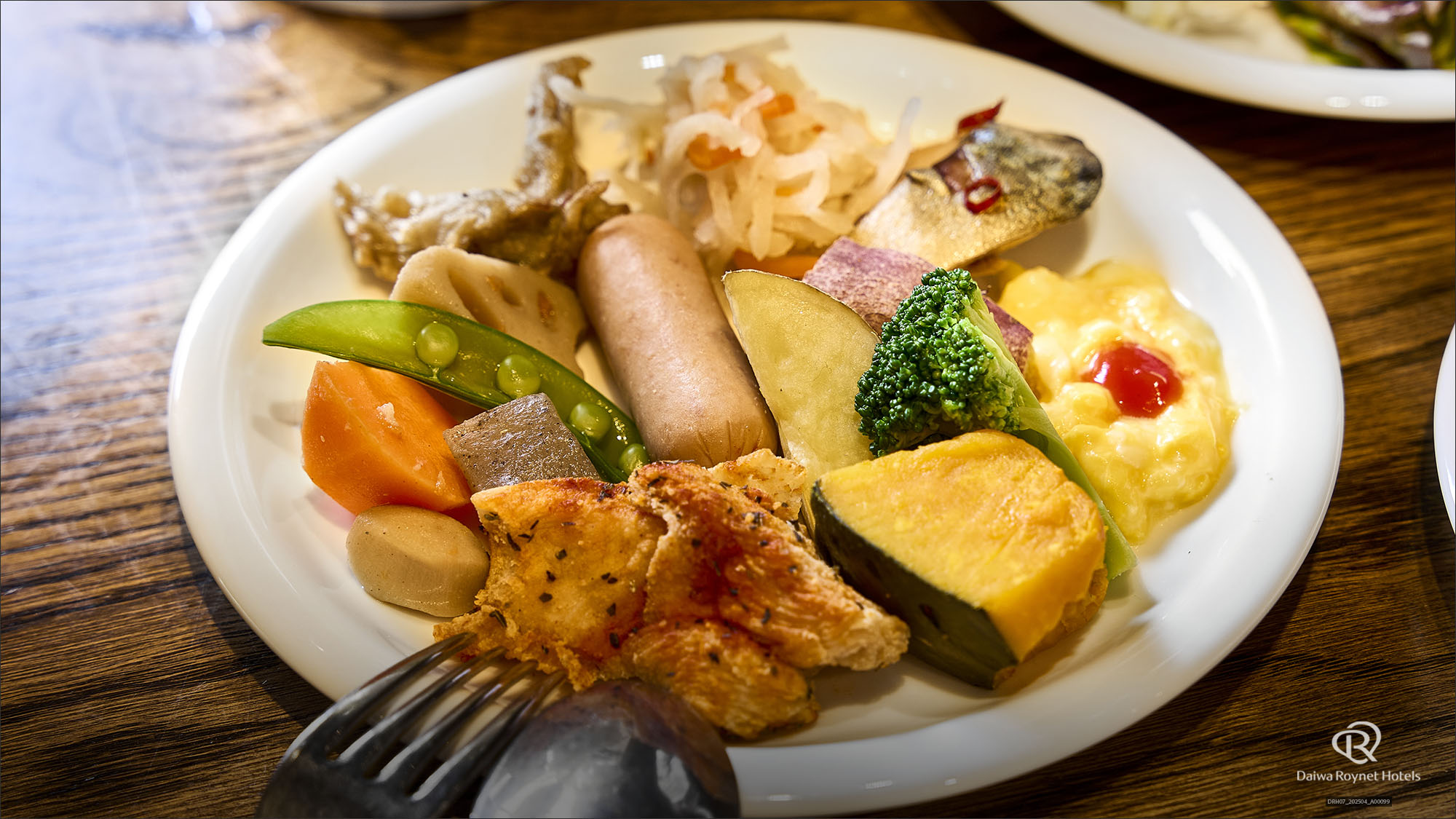 朝食バイキング一例