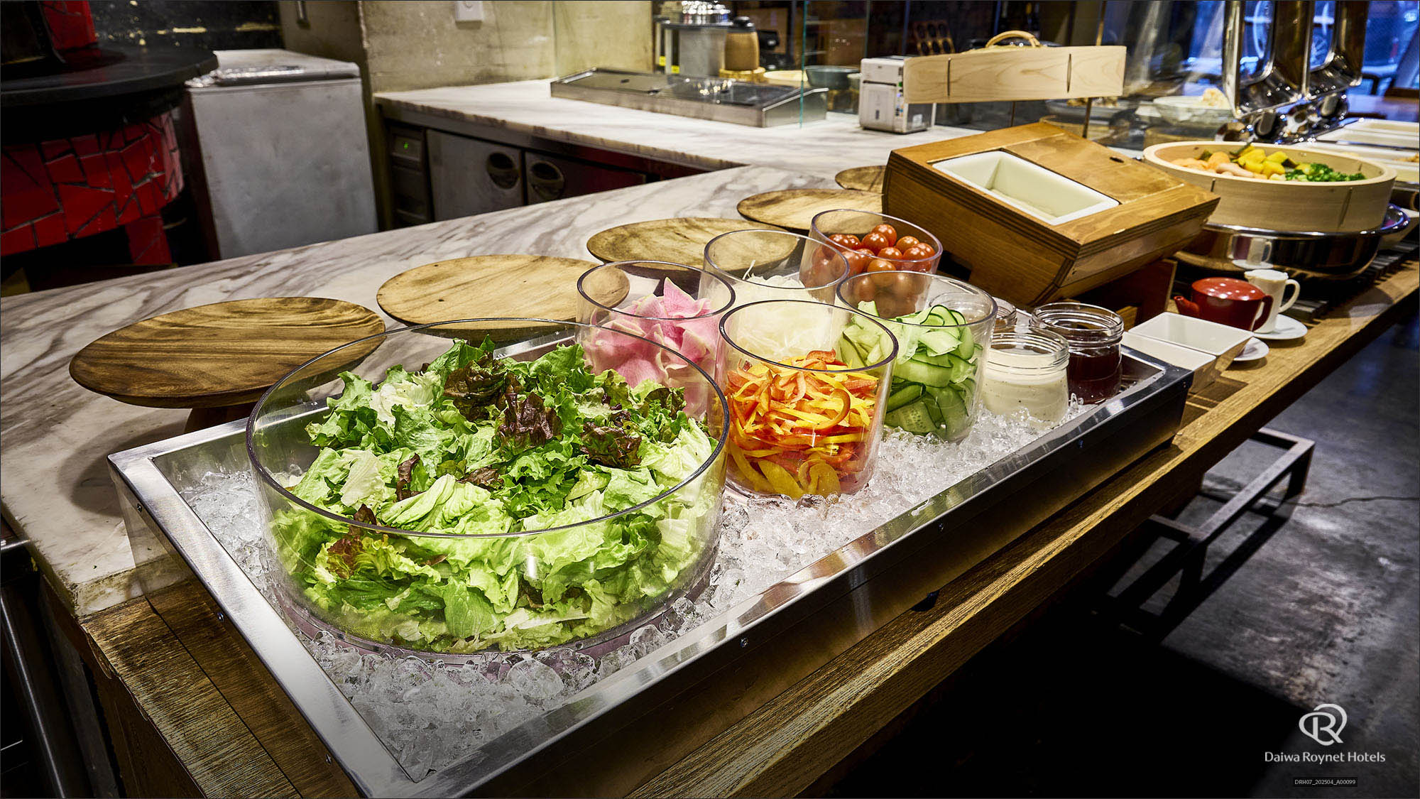 朝食バイキング一例