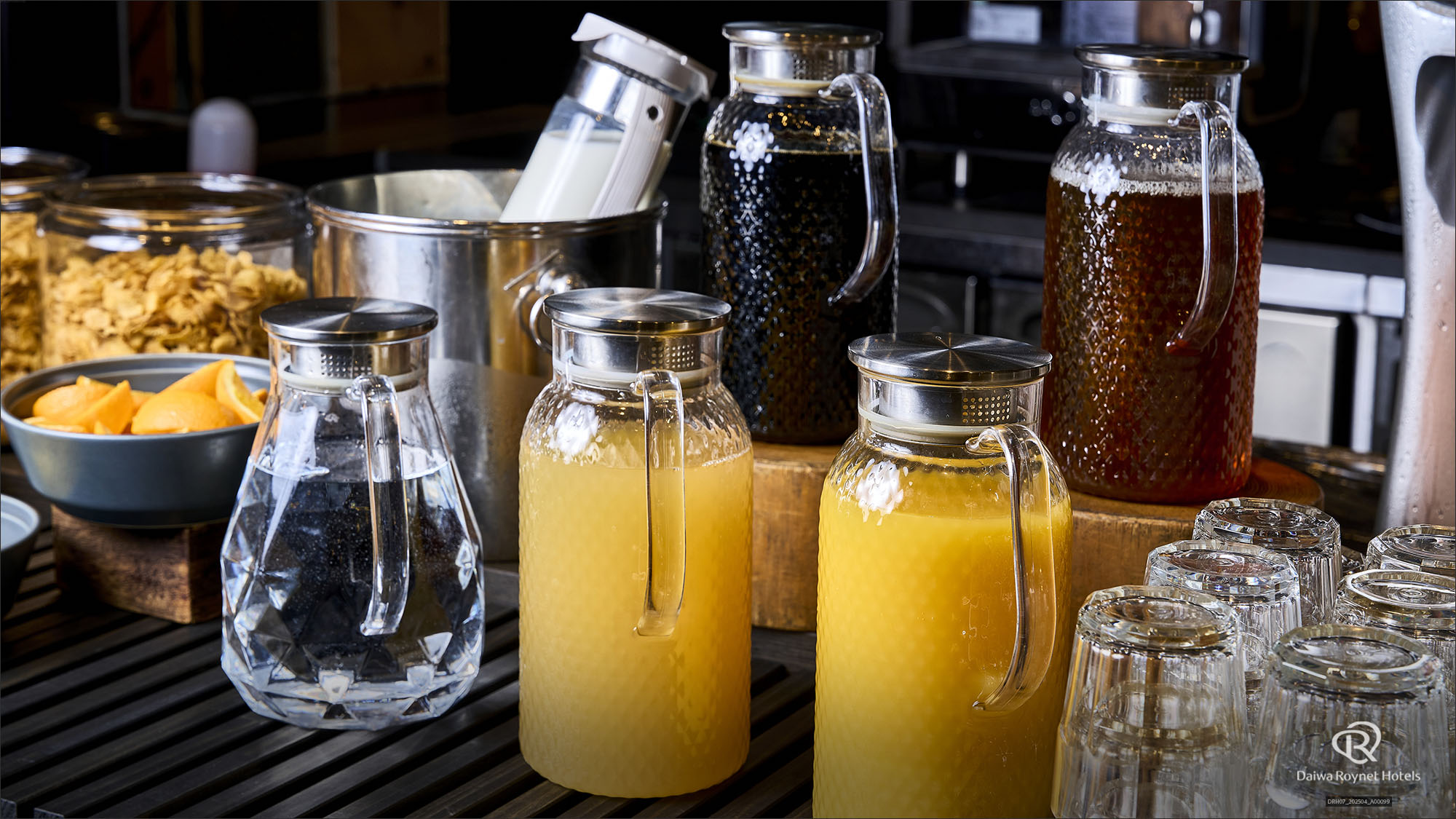 朝食バイキング一例