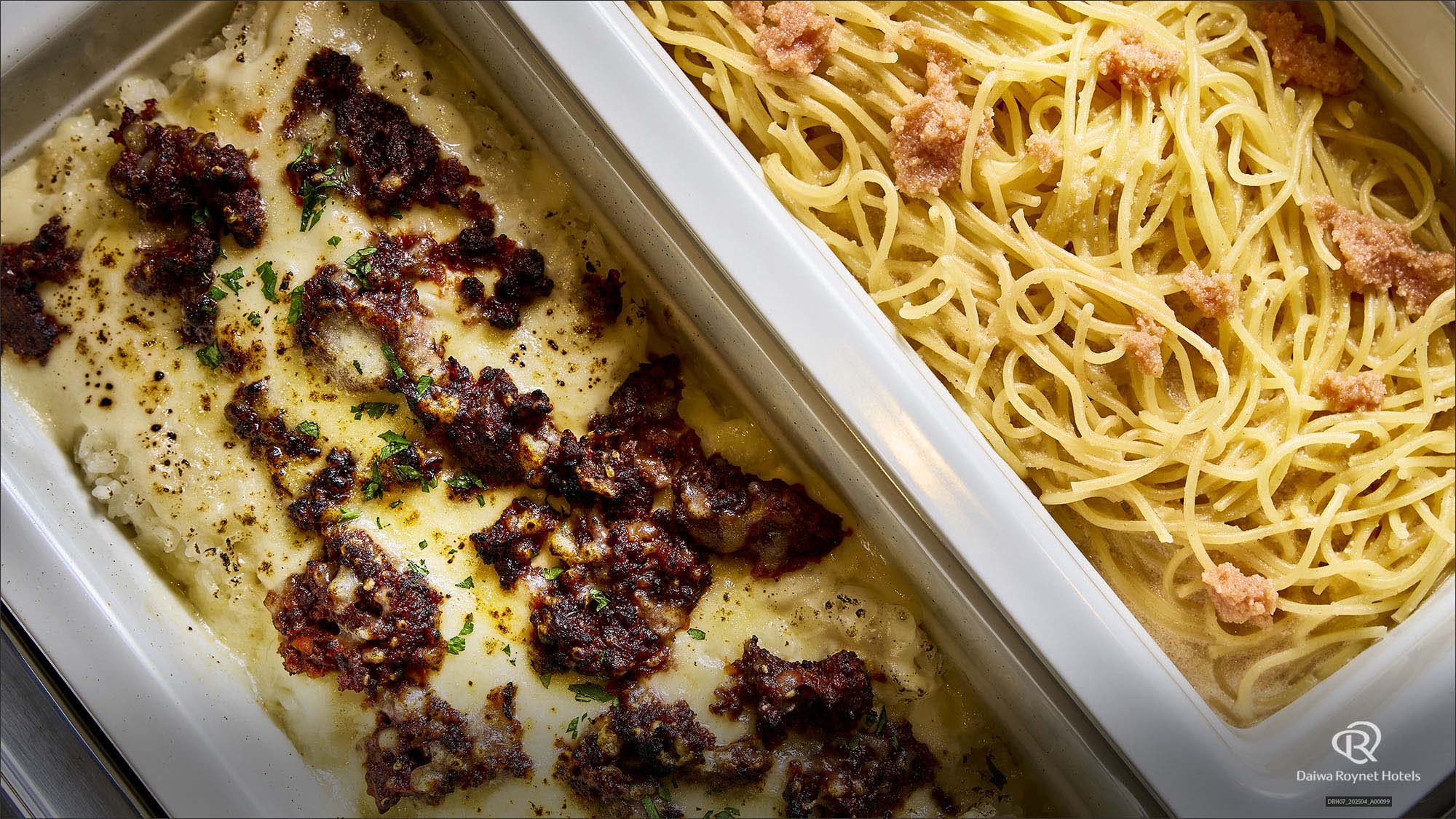 朝食バイキング一例