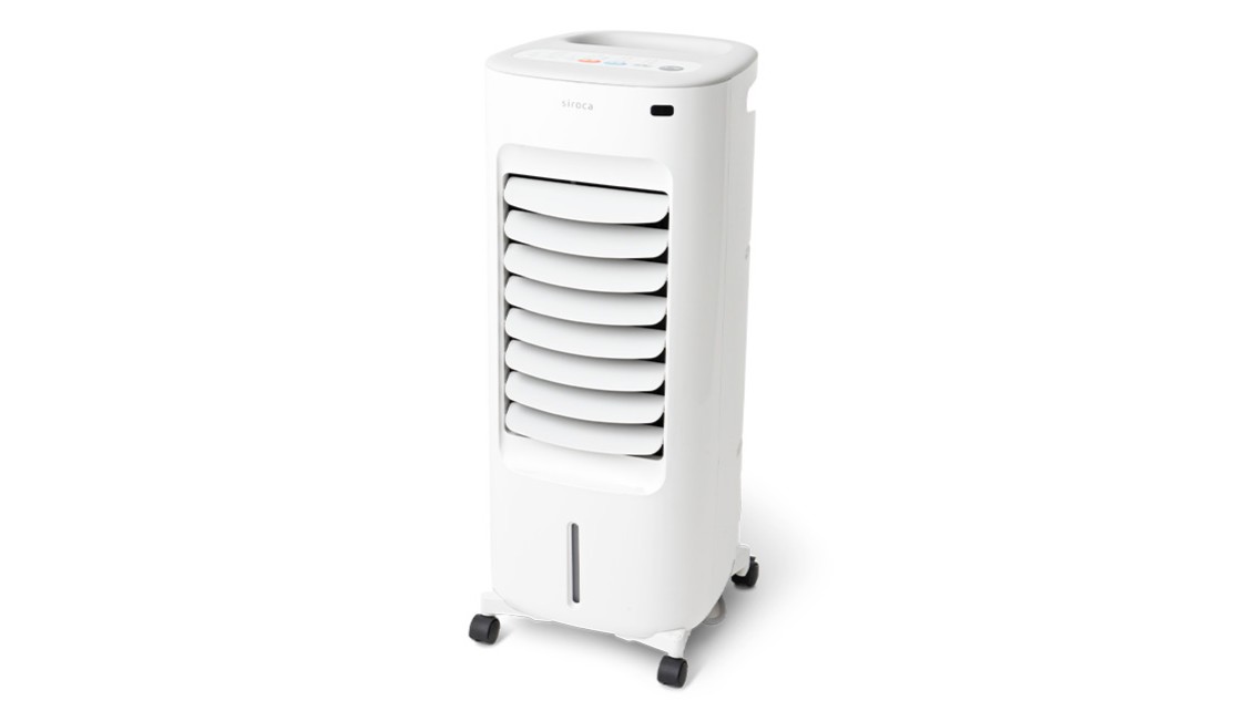 全客室に加湿付き温冷風扇を設置