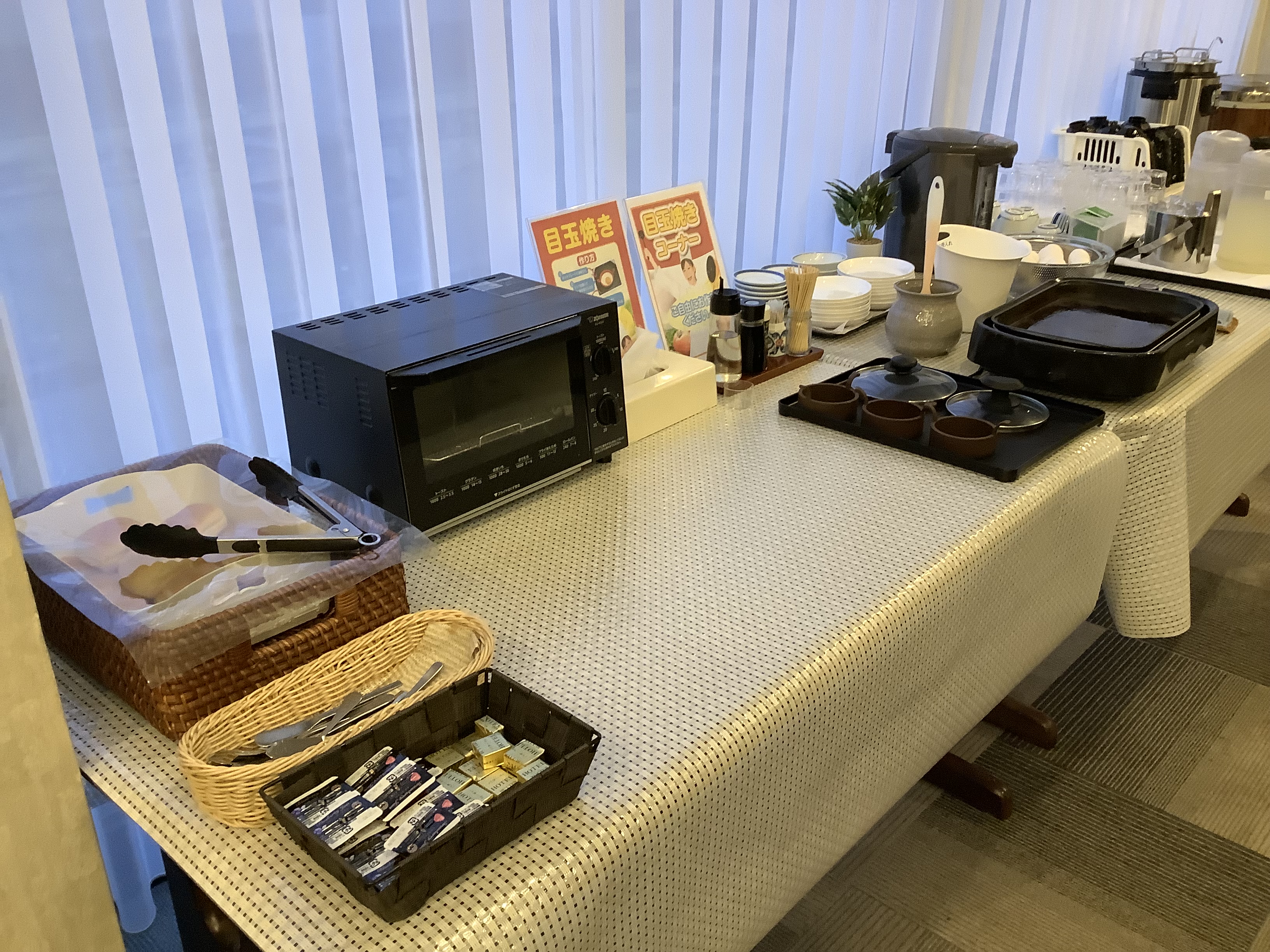 大人気！目玉焼きコーナー1