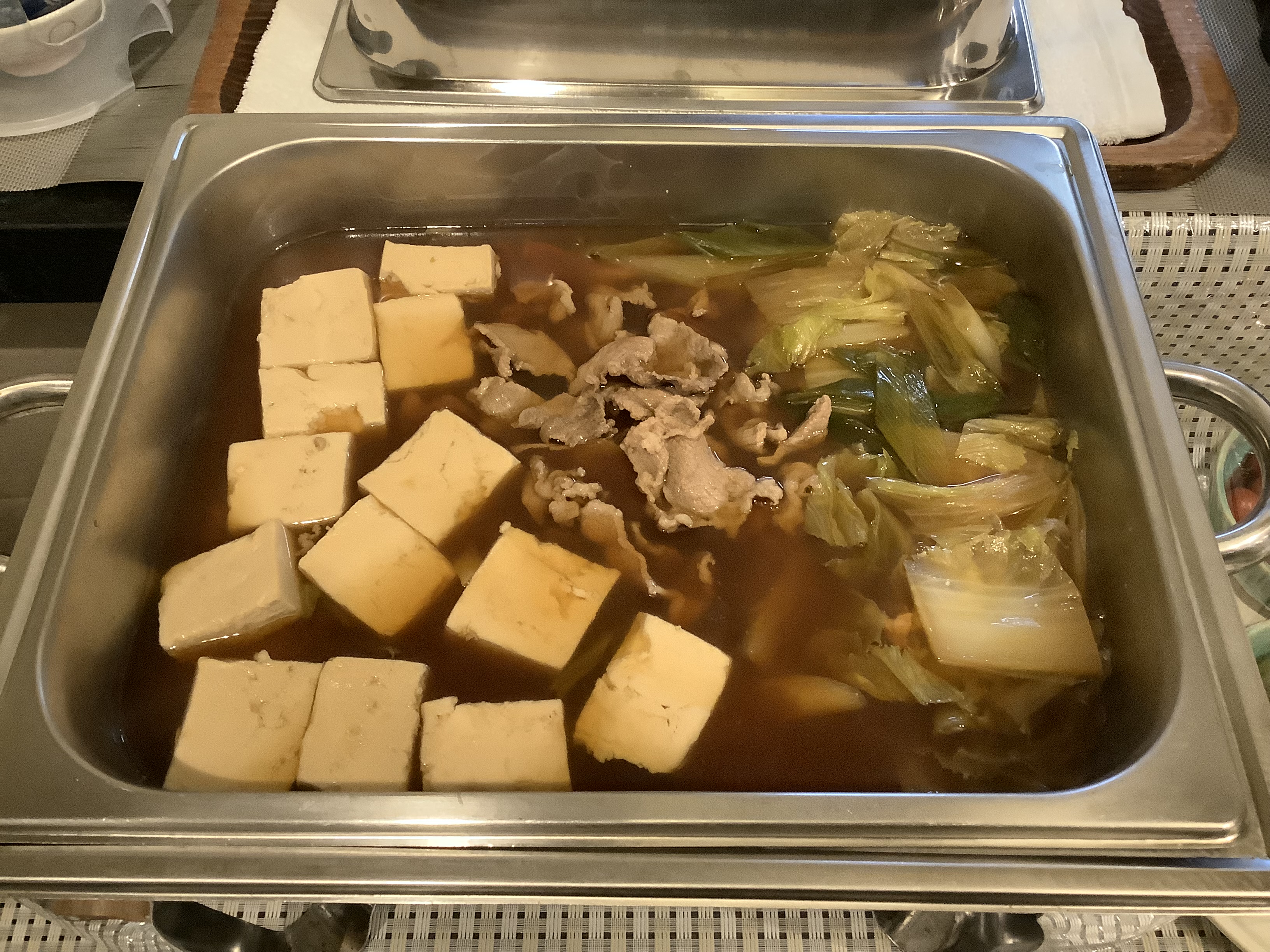 すき焼き風　肉豆腐