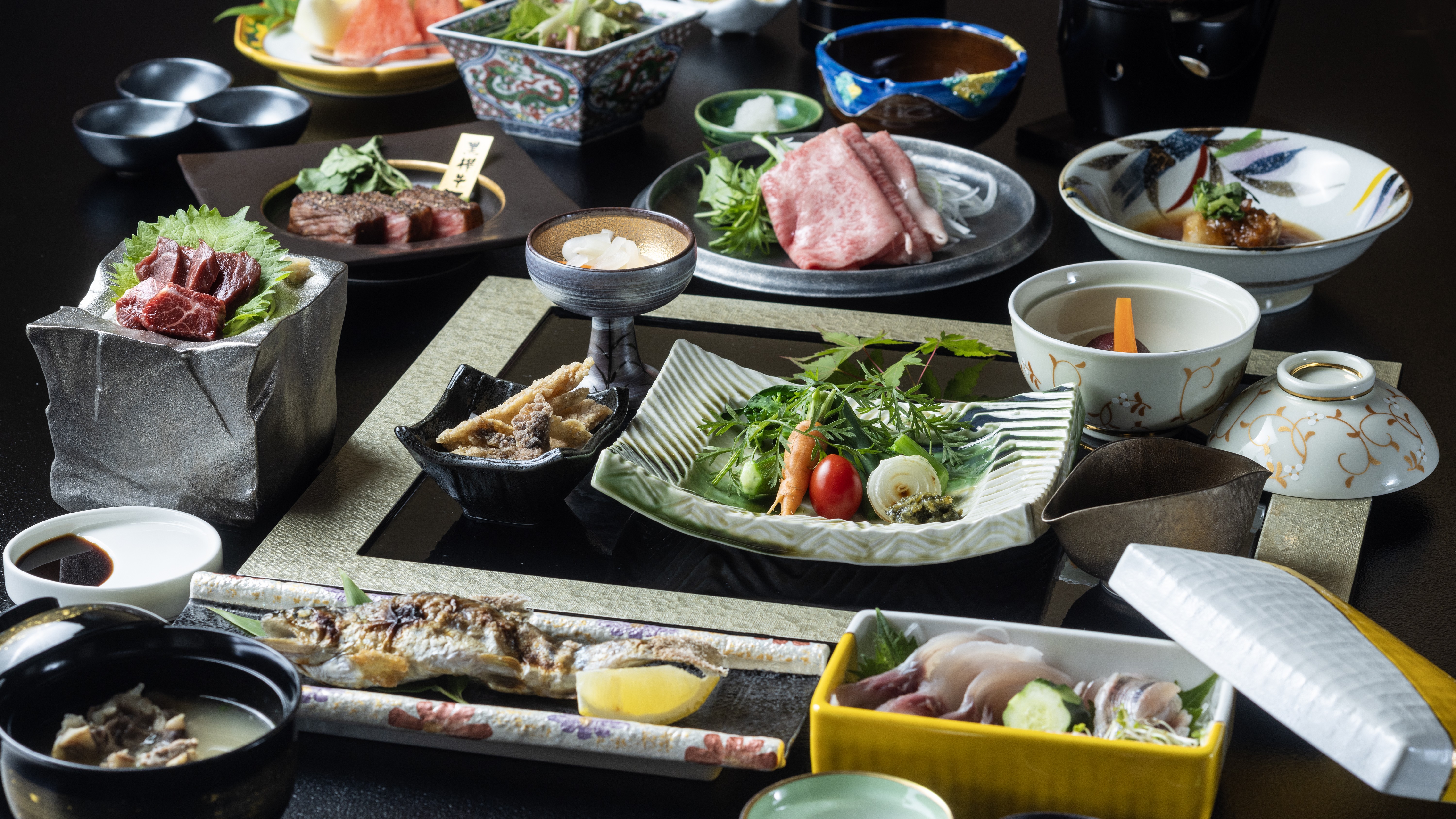 旬の食彩溢れるお夕食