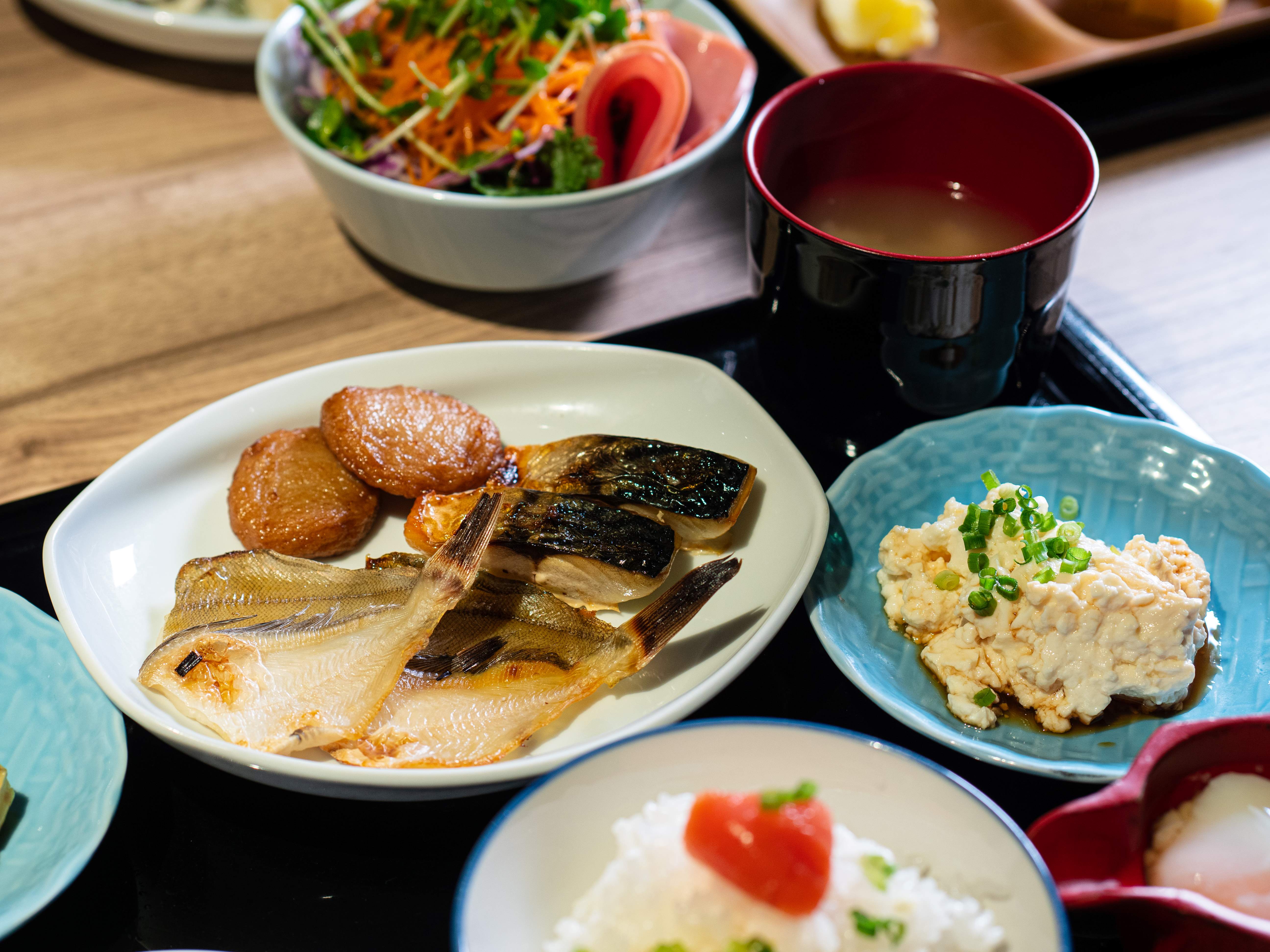 朝食　湯峡の響き優彩