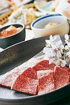 １泊夕食【本館部屋食】■朝食無で朝寝坊■　大分和牛溶岩焼きコース※