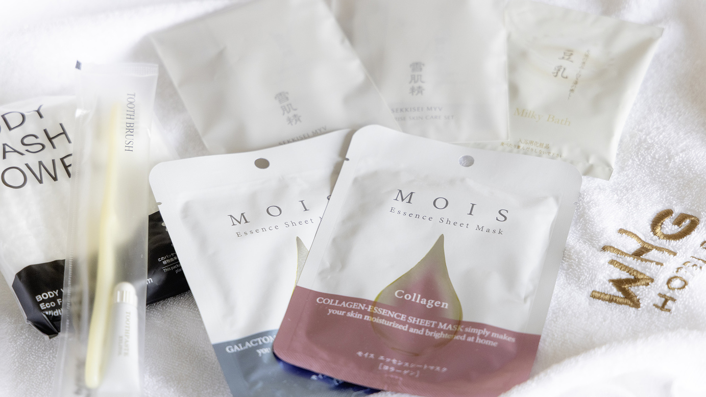 【プレミアムダブル/ツイン】旅のごほうびになるような、専用のアメニティをご用意。