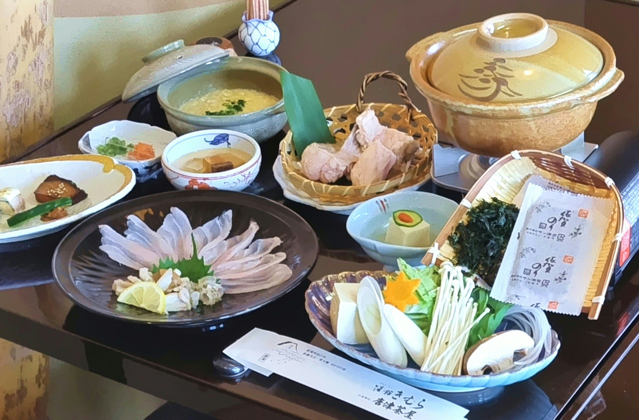 【佐賀の至宝を食す】「天然あら」刺し＆鍋と「佐賀海苔」しゃぶ極上会席