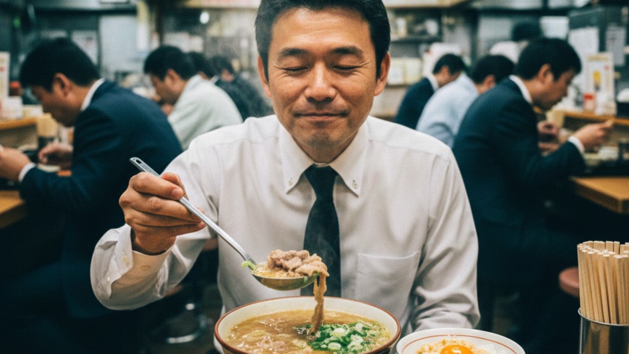 ホテル近くで「肉吸い」が食べられる！※イメージ