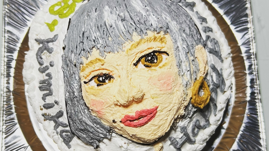 *似顔絵デザインタルト／特別な記念日には、世界に一つだけのオリジナルケーキでお祝いしませんか？