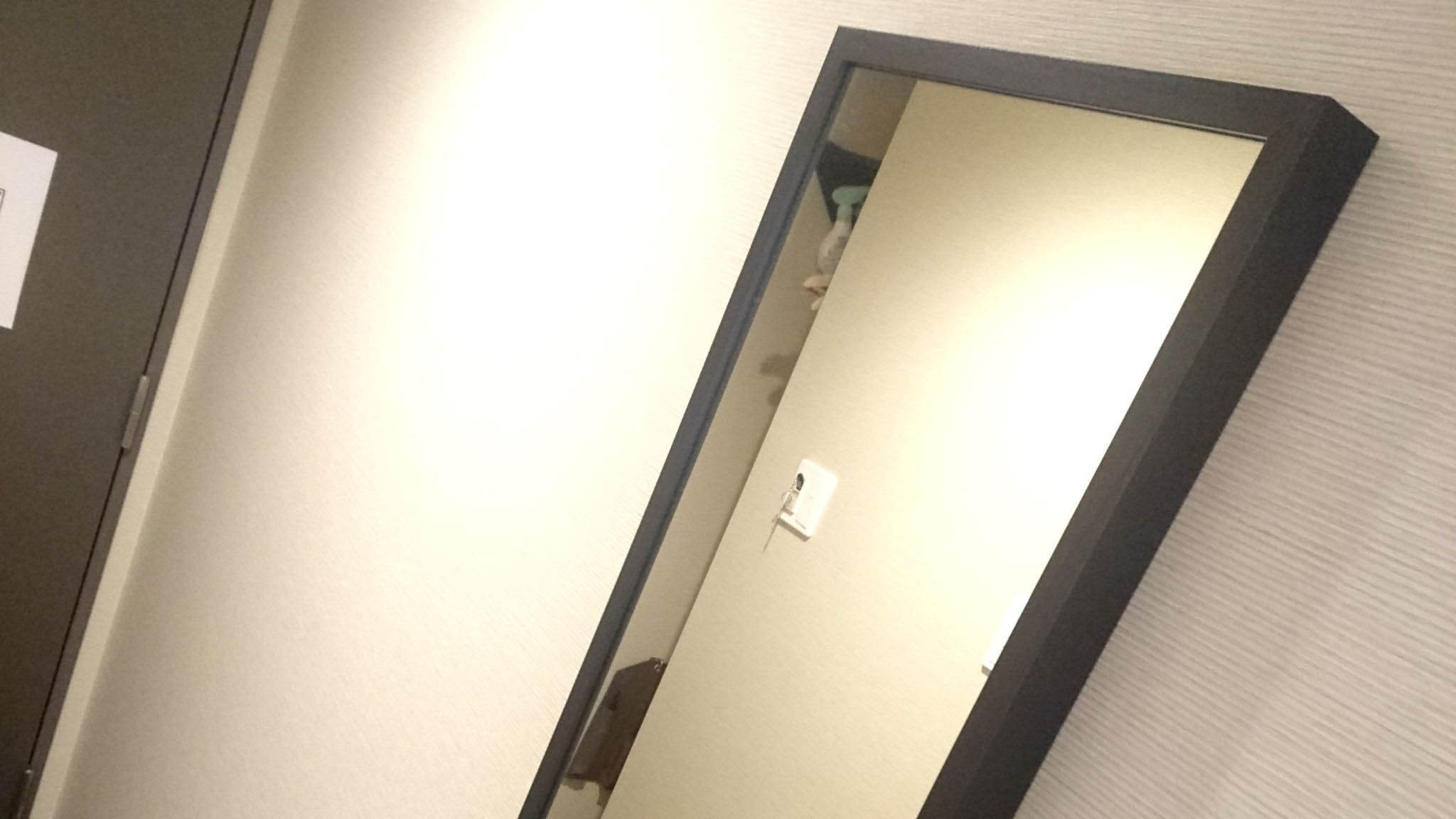 客室スタンドミラー