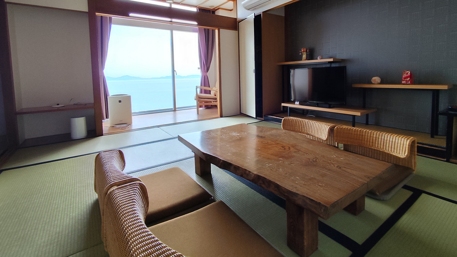 【３室限定　和モダン　デラックス】寛ぎの和室とは別にツインベッドの洋室のある二間の和モダンルームです