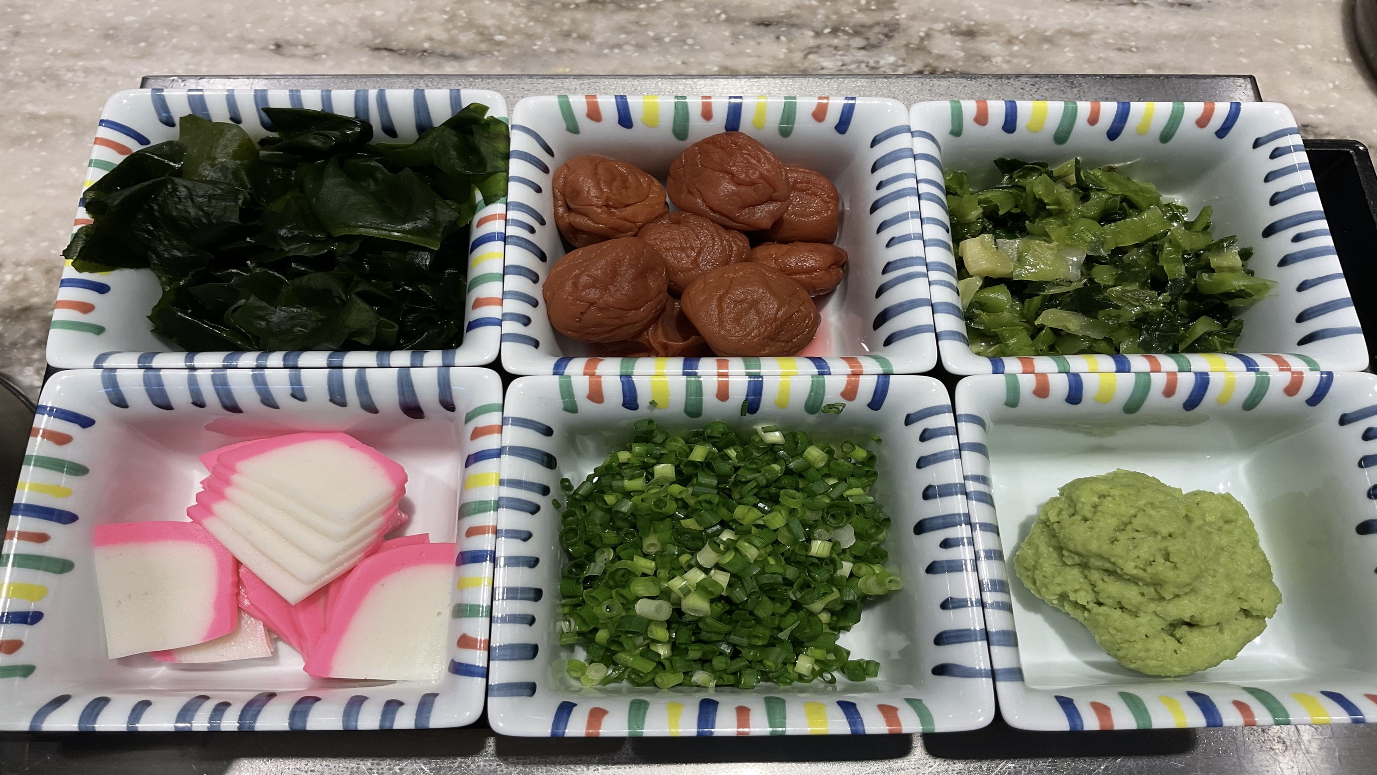 うなぎご飯つけ合わせ