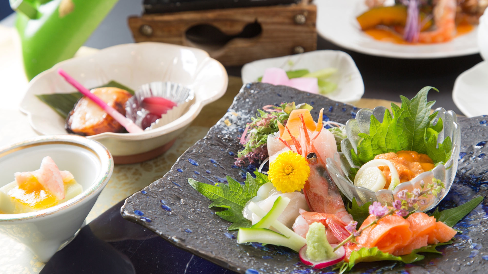無料送迎有り！【恵コース】お料理アップグレードプラン！いつもより少し贅沢なひとときを…/2食付
