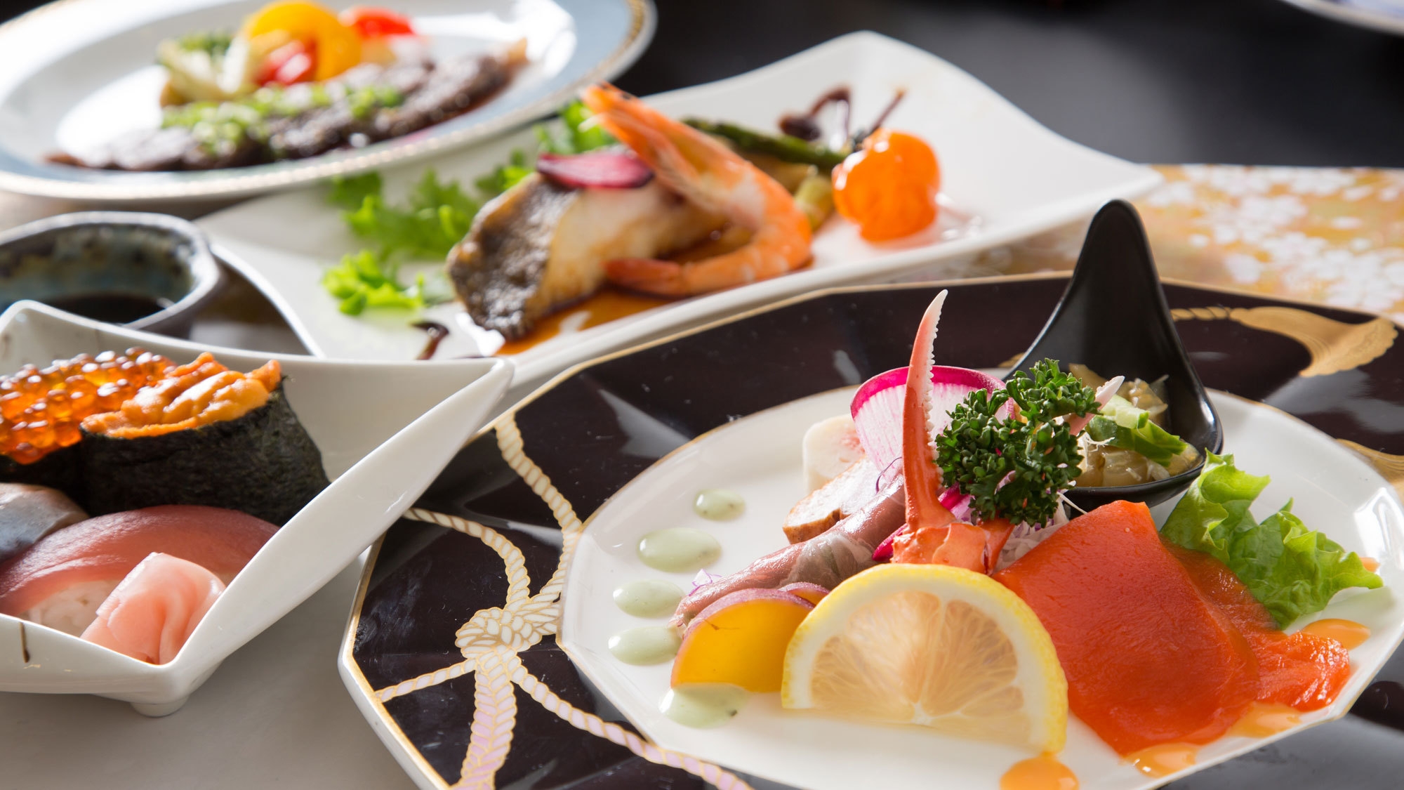 無料送迎有り！【極コース】いつもより贅沢なひと時を…料理長こだわりのプレミアムプラン/2食付