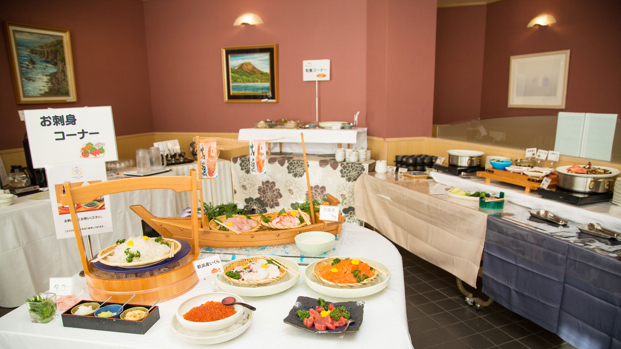 ≪朝食≫お刺身コーナー