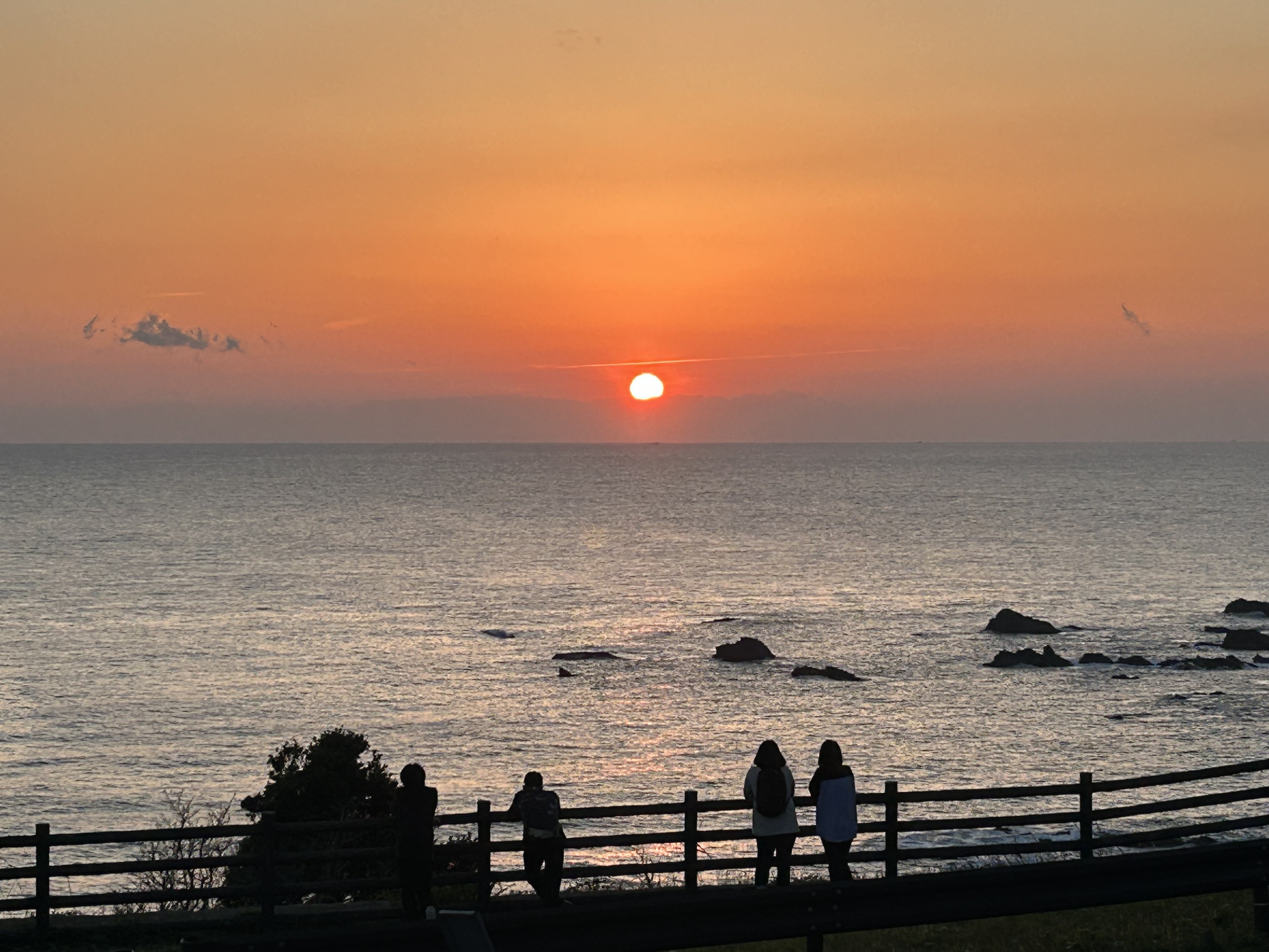 本州最南端の夕日