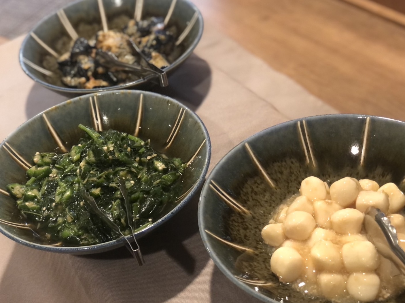 ・夕食　「小鉢」　～ハーフバイキング～