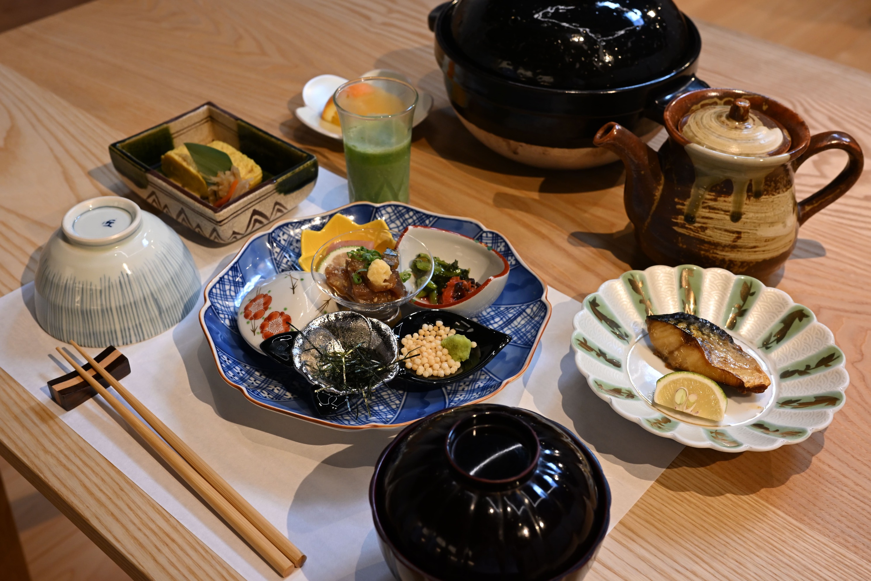 【ゆめさき名物 出汁茶漬け】 健美朝食プラン