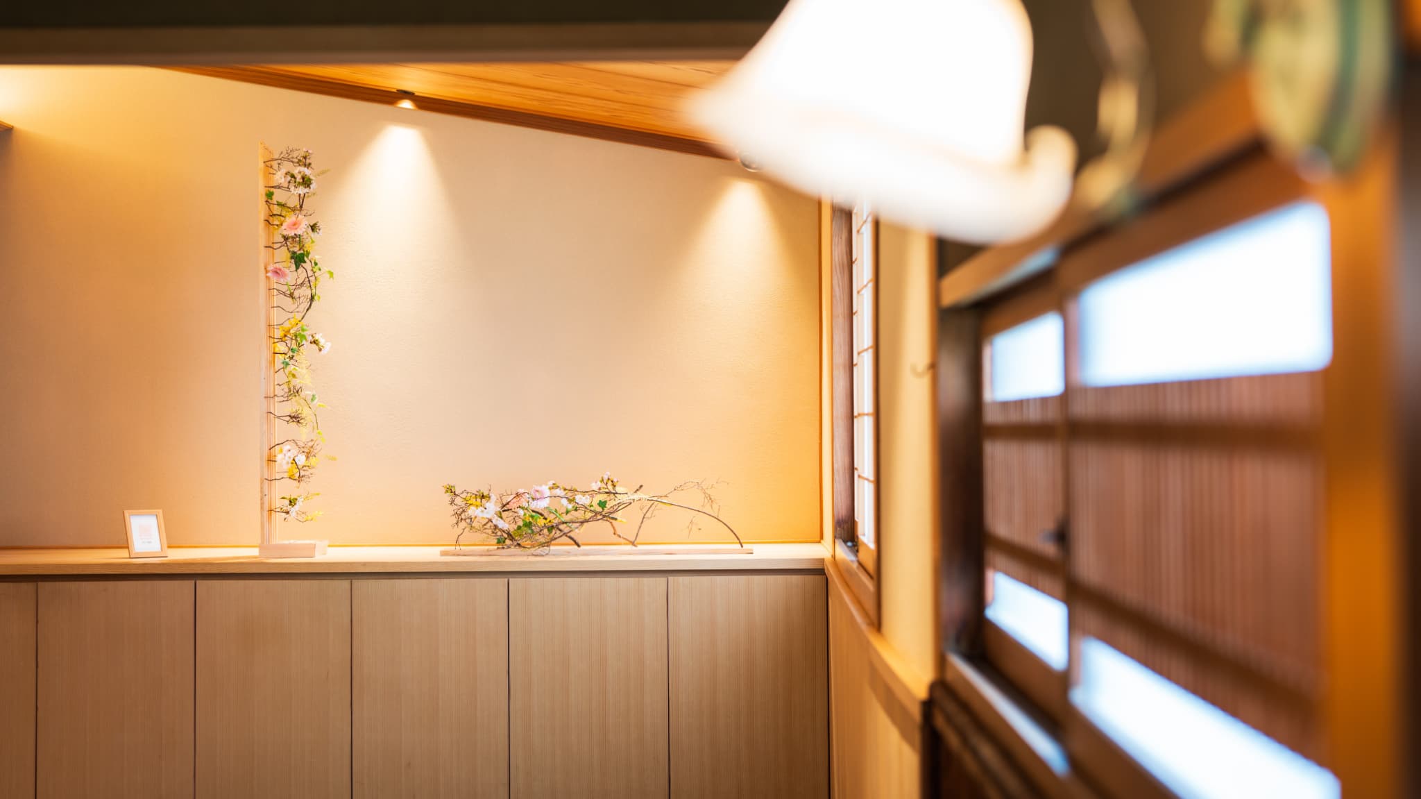 館内のお花