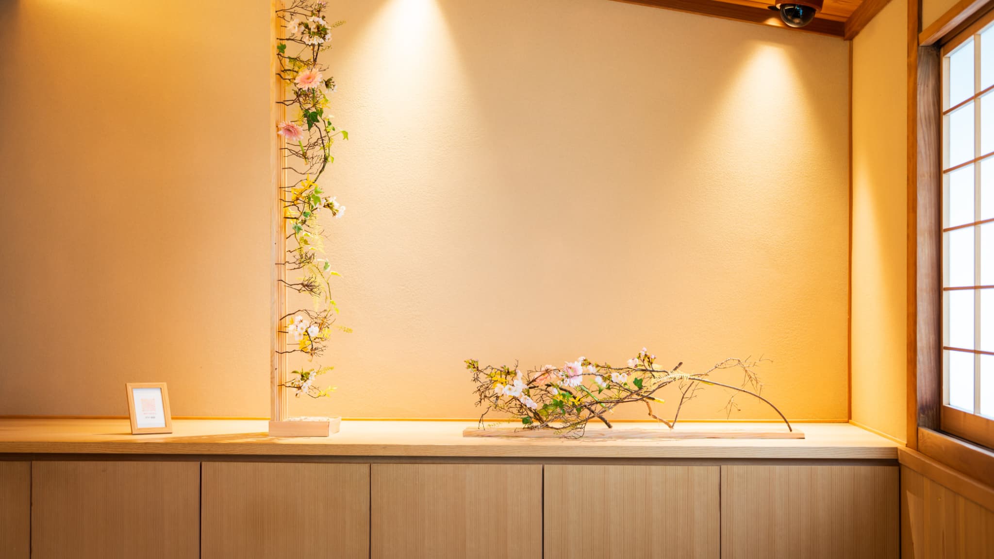 館内のお花