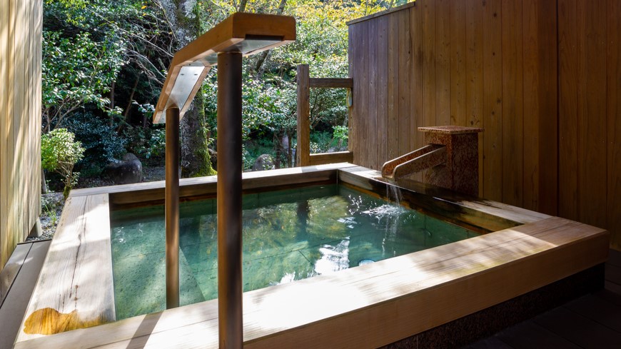 各お部屋趣の異なる露天風呂をご用意しております