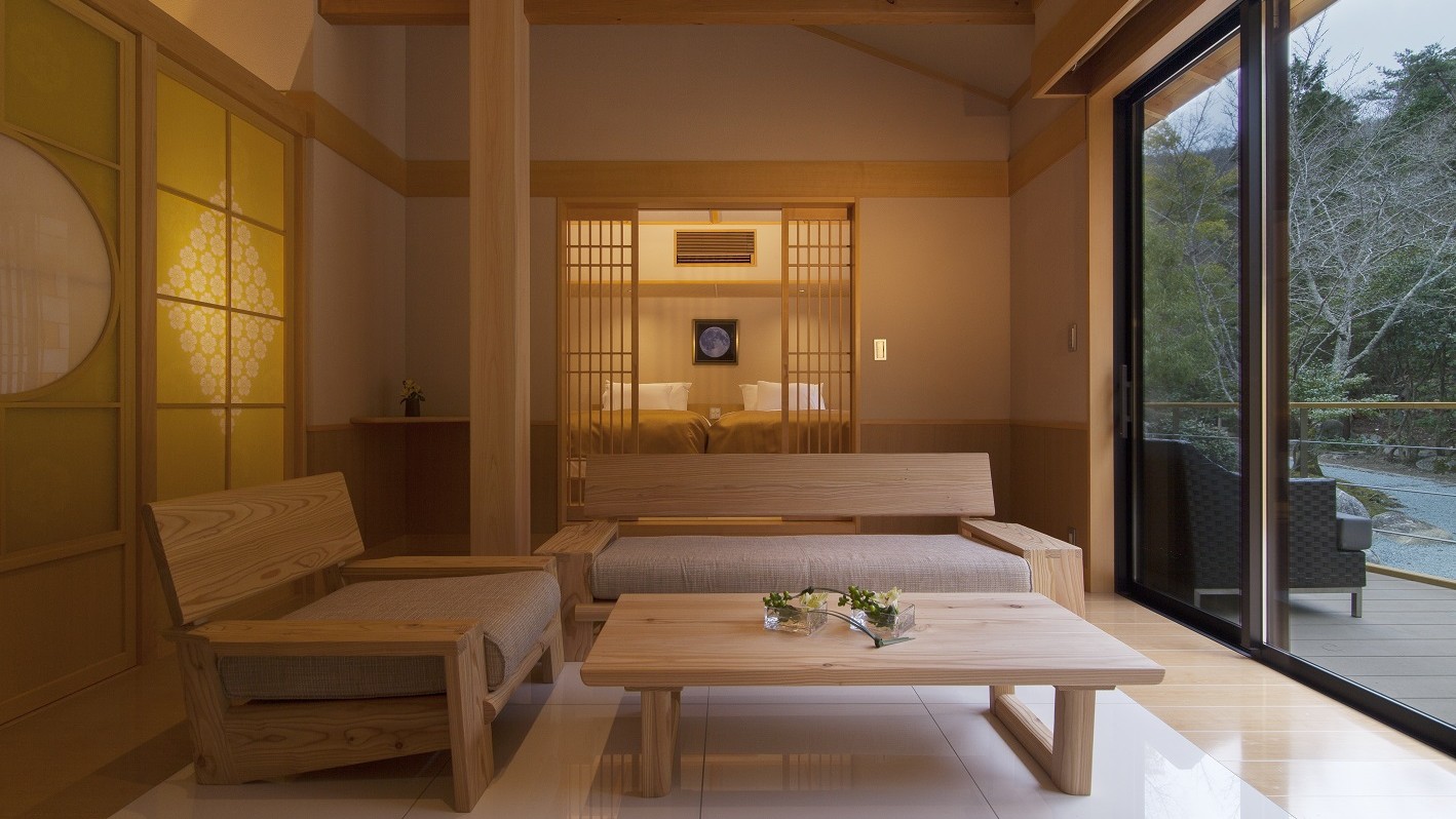 客室の一例　限定六邸のみのこだわりぬいた客室