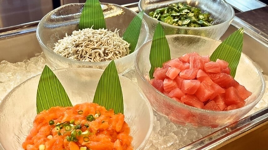 ◆海鮮コーナー◆　お好みに合わせてトッピング下さい♪　※イメージ
