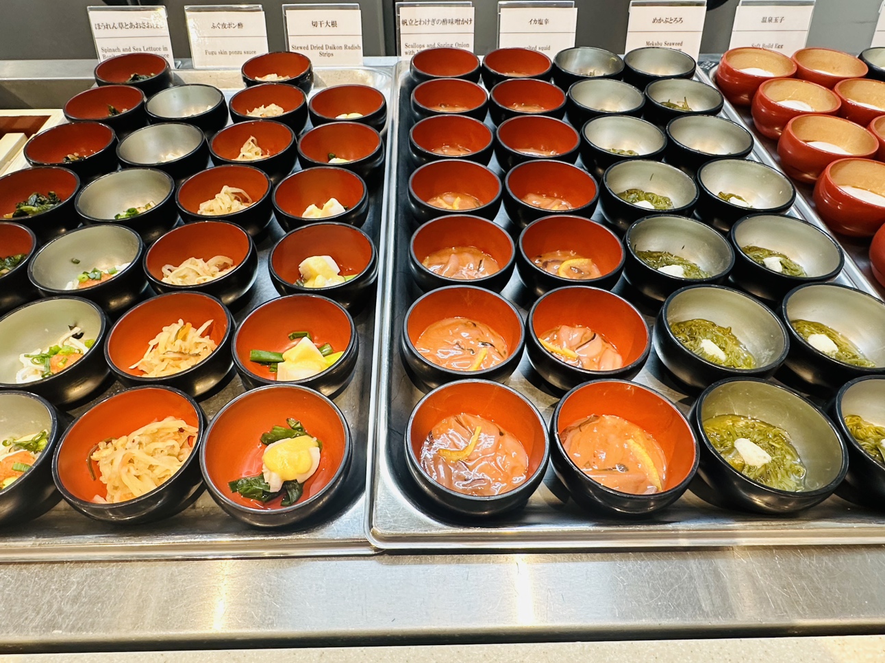 ◆豊富な種類の小鉢バイキング◆（※イメージ）　食べやすい一口サイズでご用意しております♪