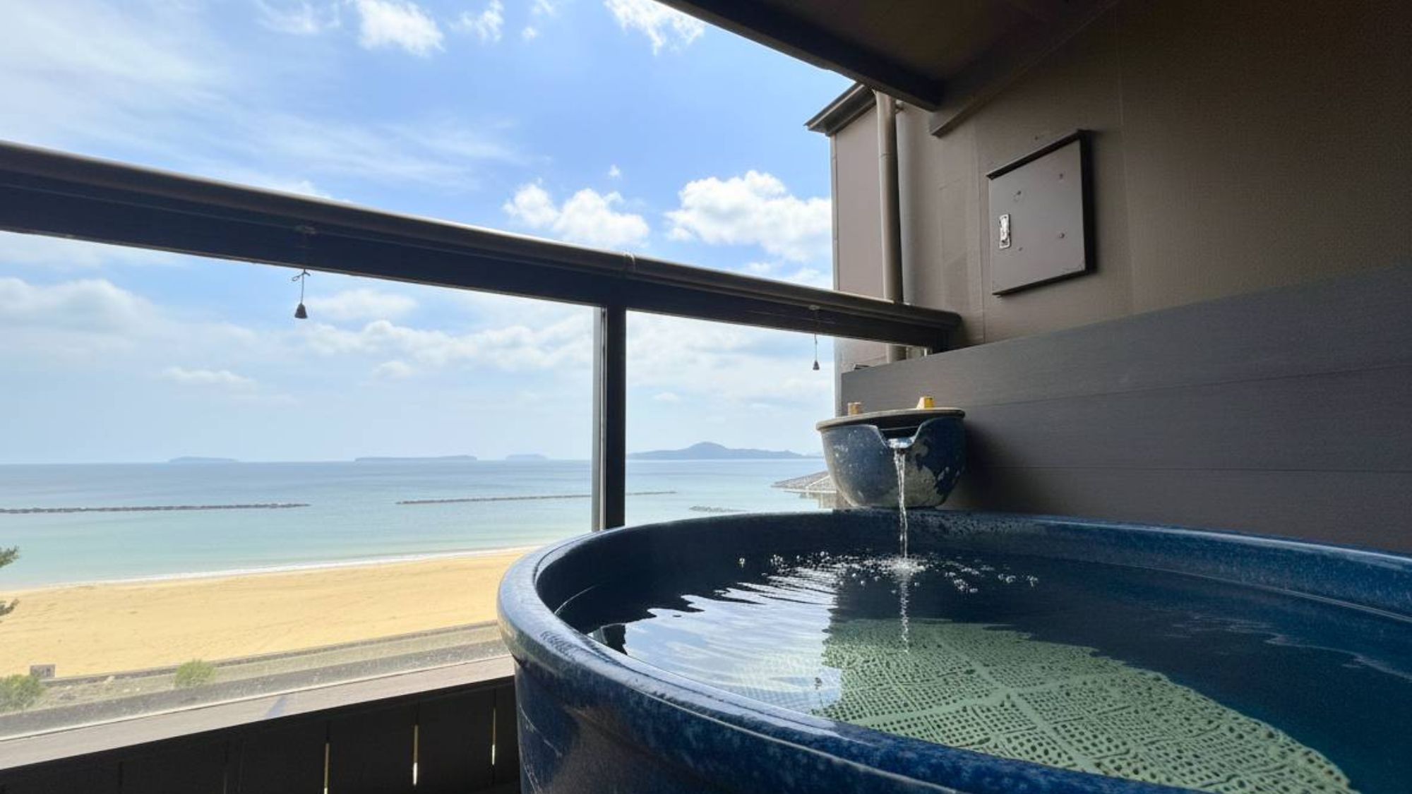 ■客室露天風呂/温泉【ふくじゅそう】■開放感あふれる露天風呂を堪能