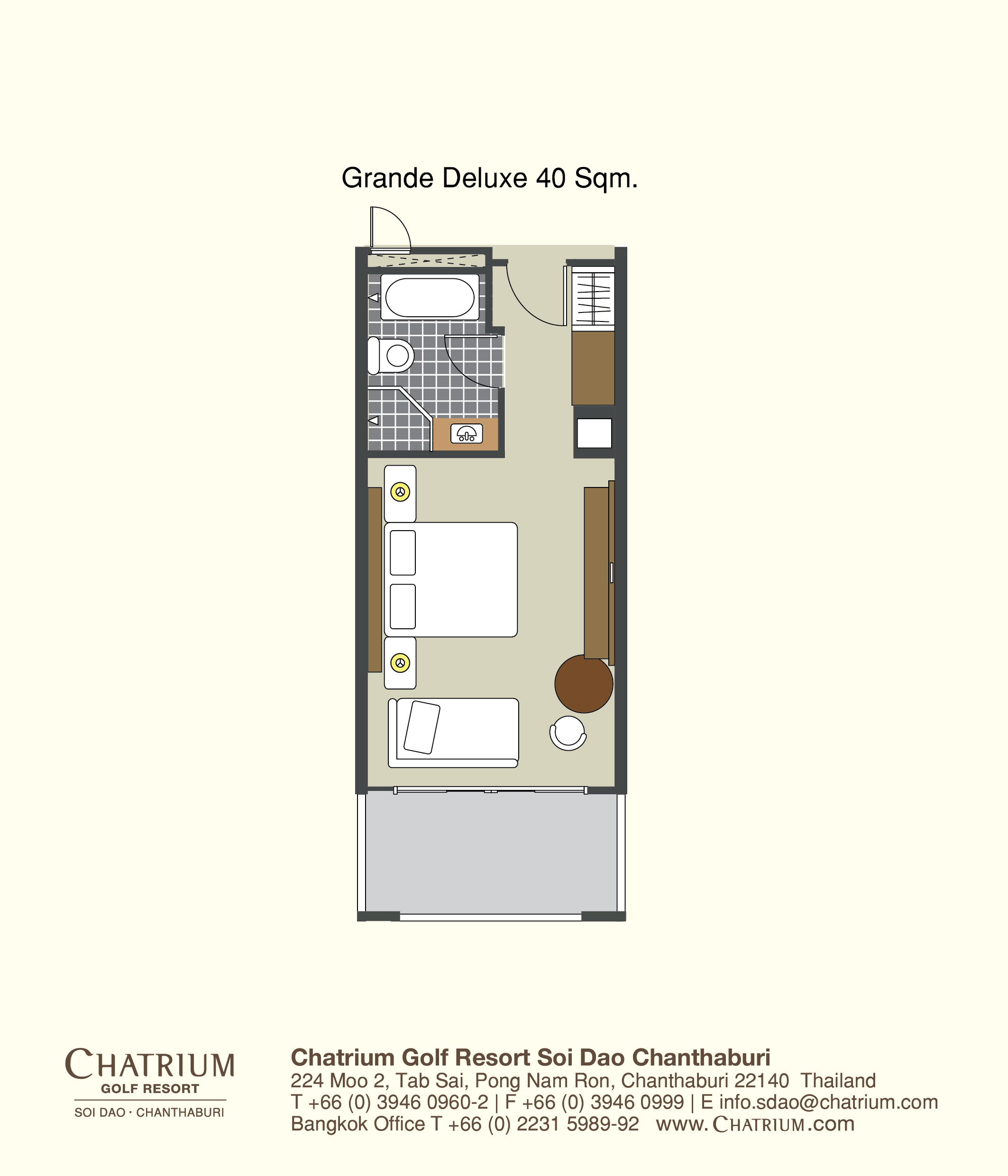 Floorplan  Grande Deluxe 40 Sqm