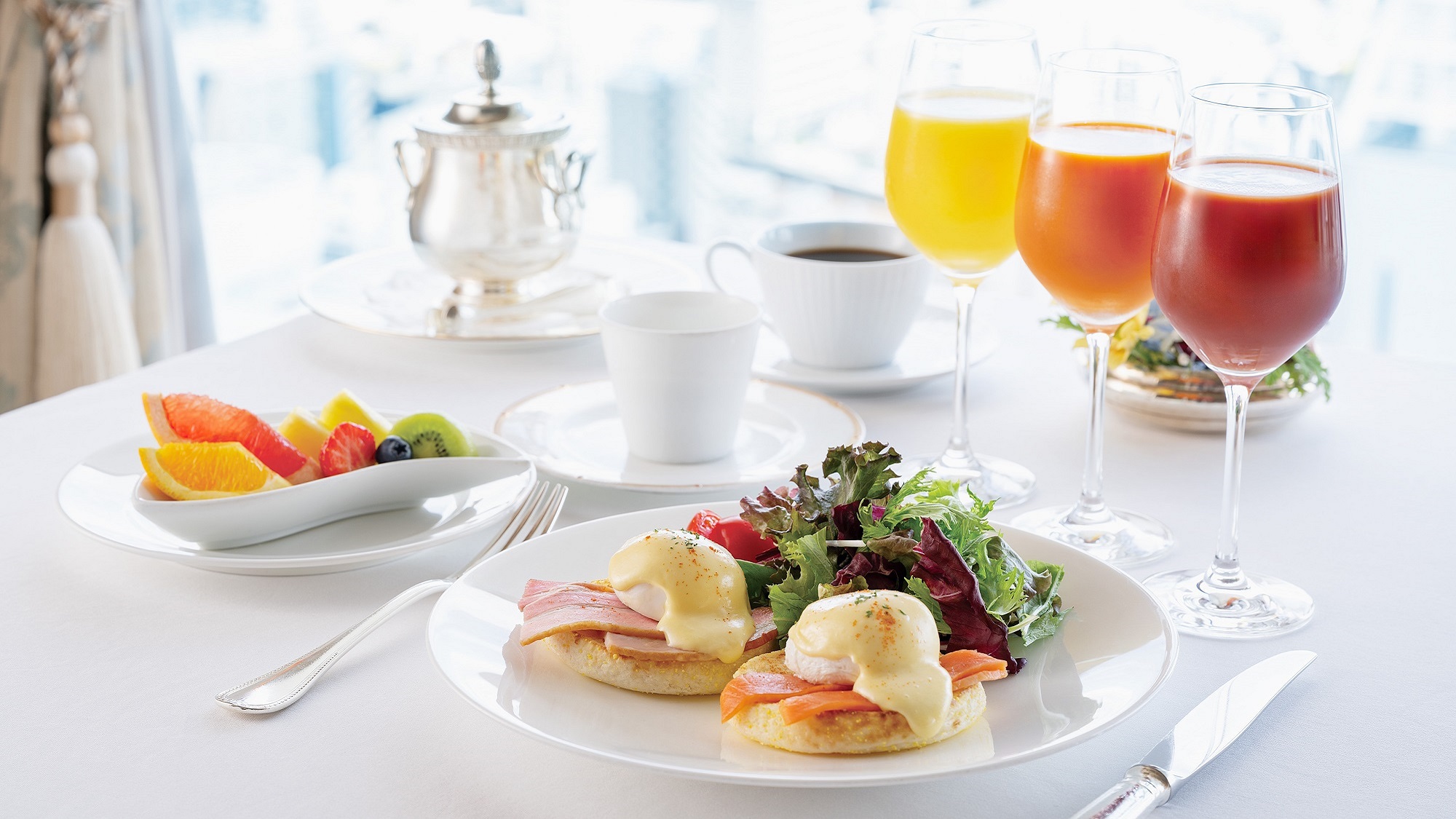 「マルメゾン」エッグベネディクト ブレックファスト