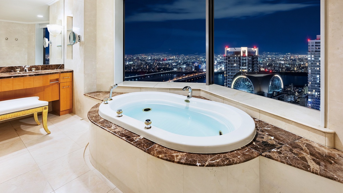 【クラブフロア】最上階34階 クラブインターナショナルスイート(バスルーム)