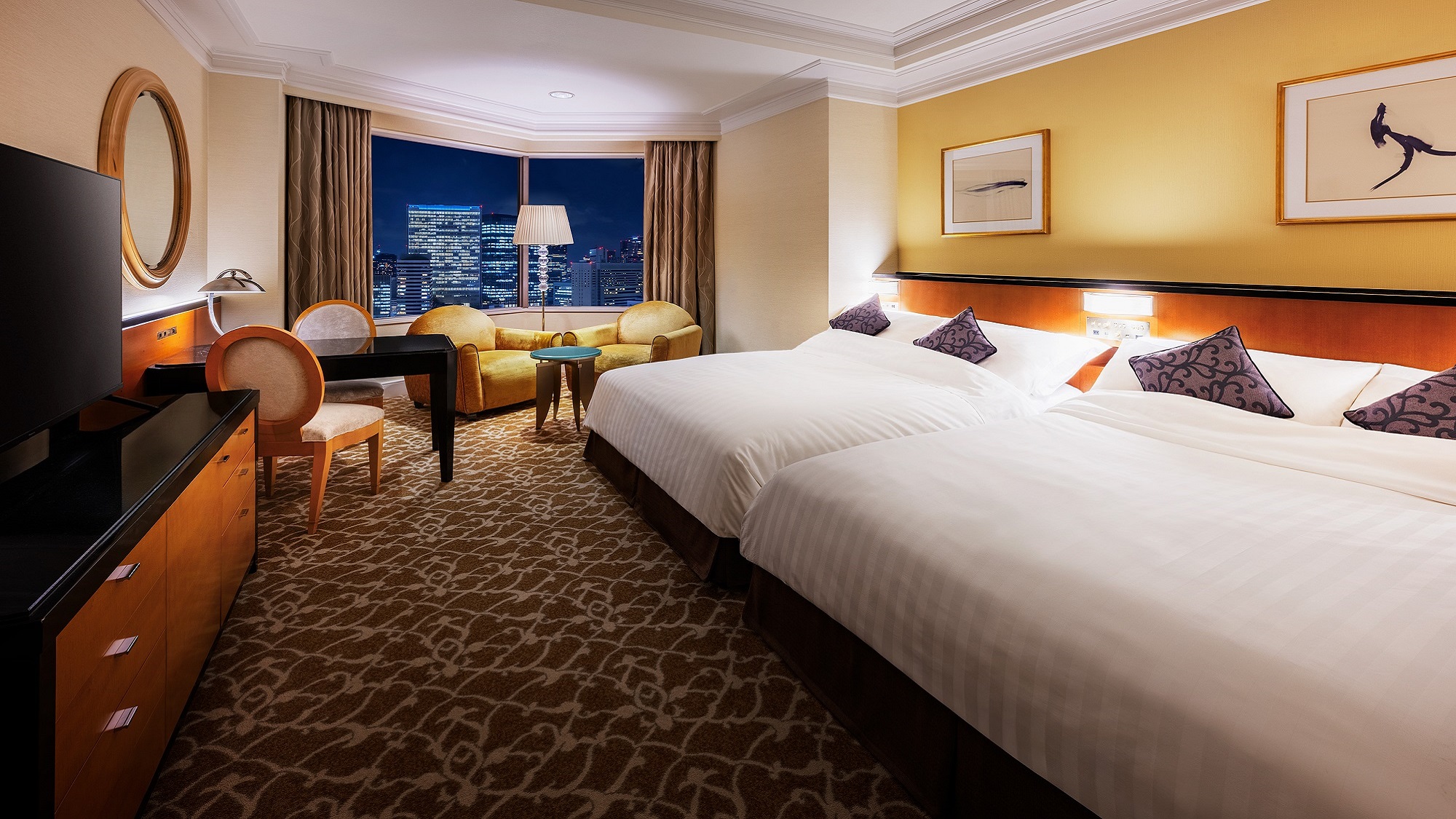 【レギュラーフロア】スーペリアツイン（2ベッド/4名様）