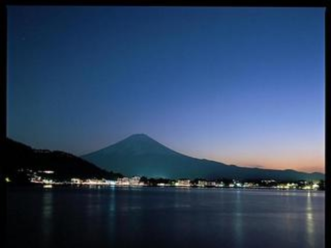 河口湖の夜景