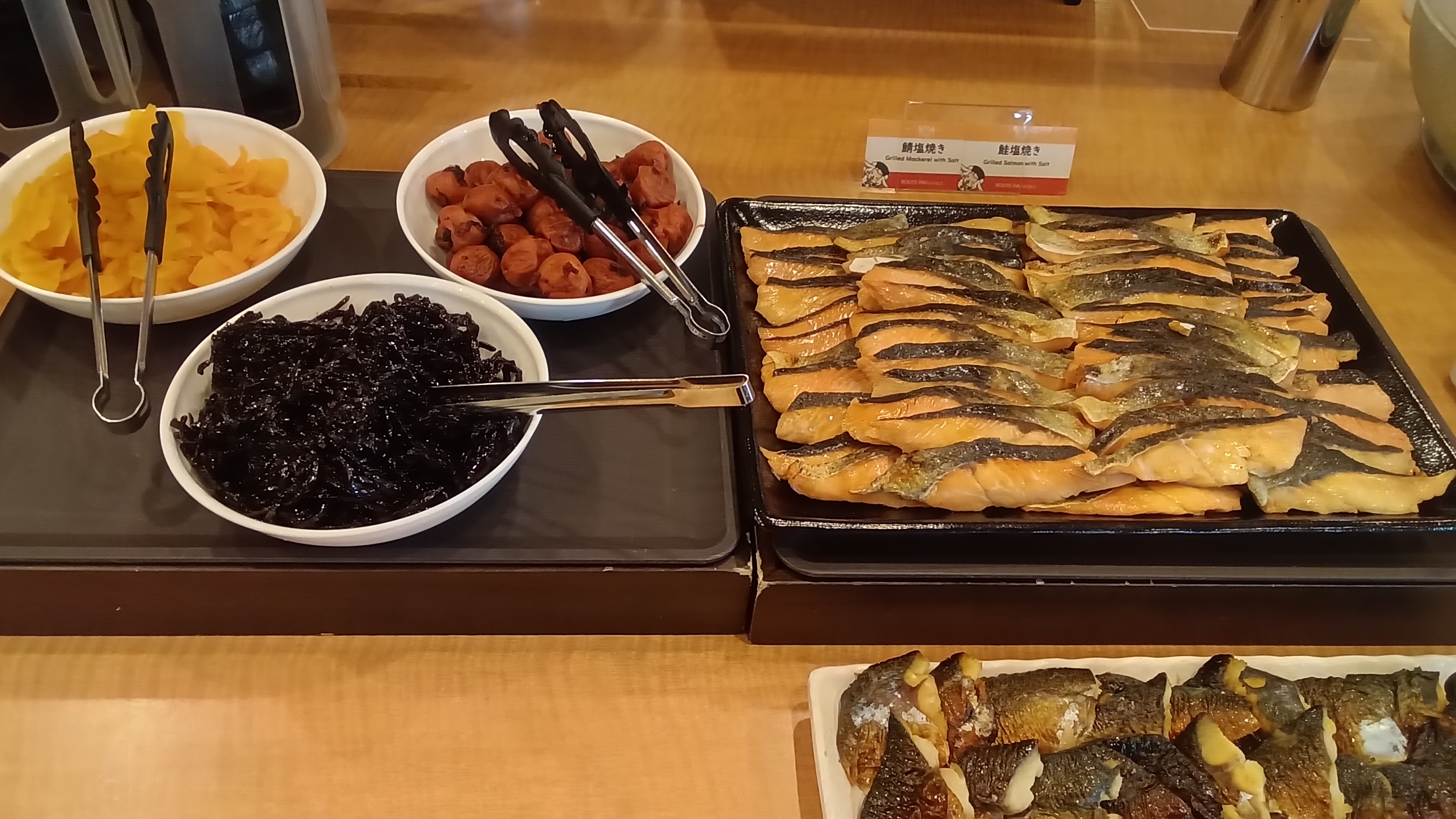 朝食バイキング一例