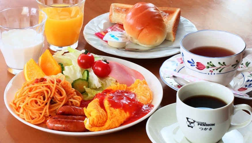 【朝食/全体の一例】洋食のワンプレート料理
